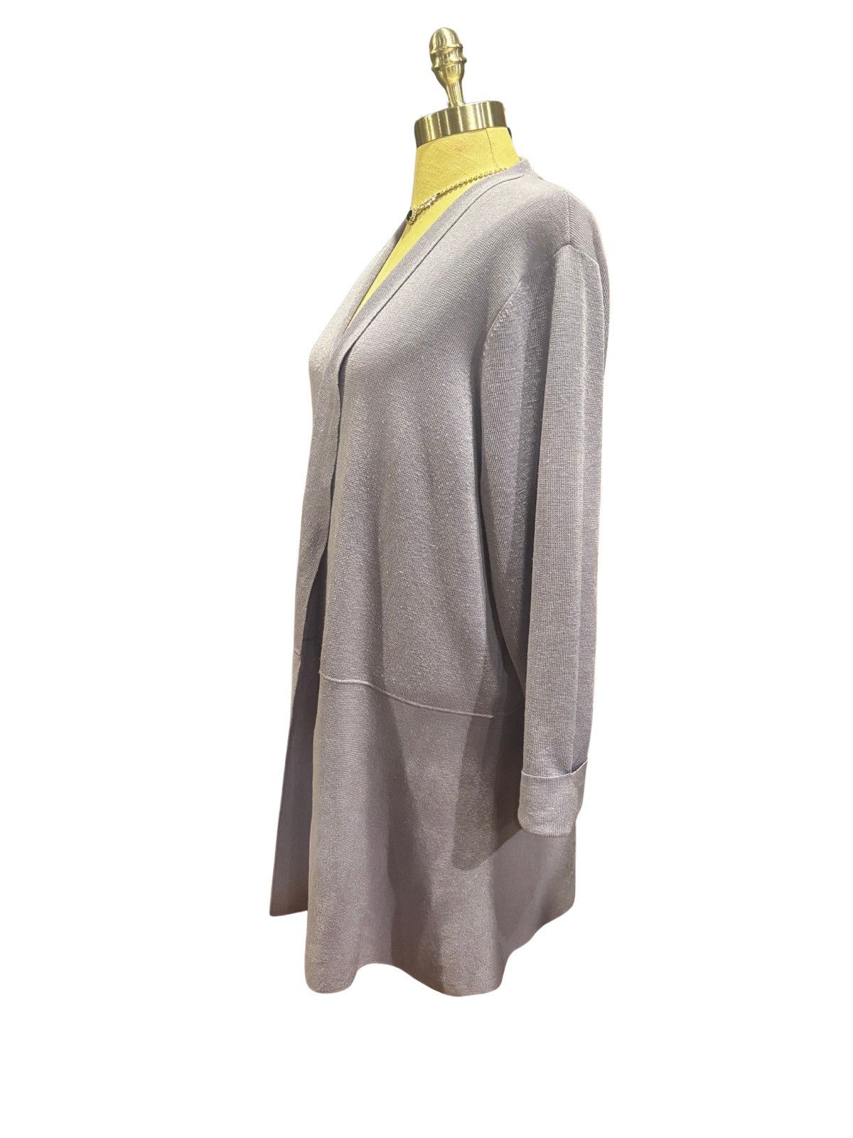 Anne Klein Women’s lilac open Cardigan.wt1112 Size M / US 6-8 / IT 42-44 - 3 Thumbnail
