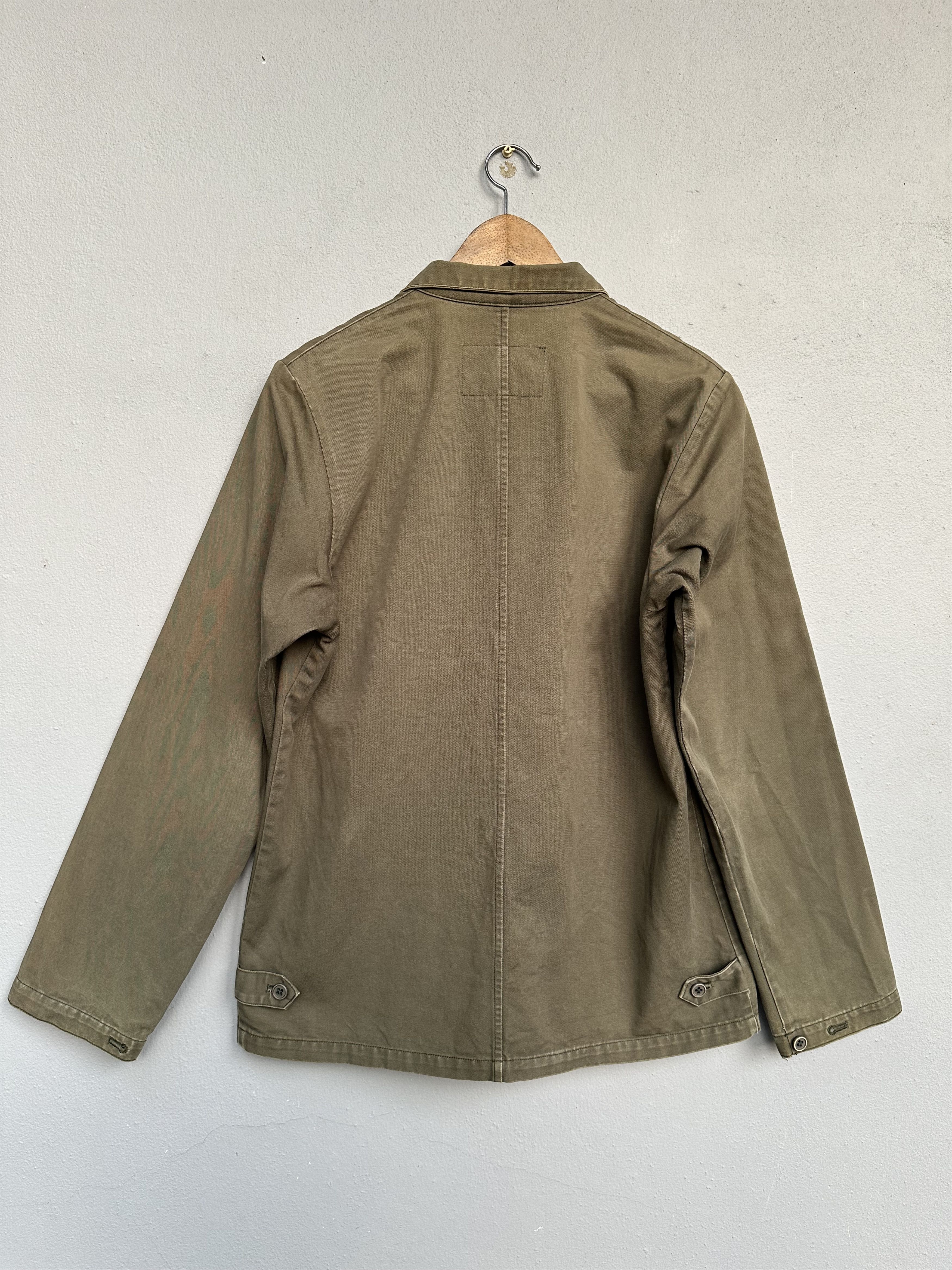 Vintage Vintage World Wide Love Chore Distressed Worker Jacket Size US L / EU 52-54 / 3 - 2 Thumbnail