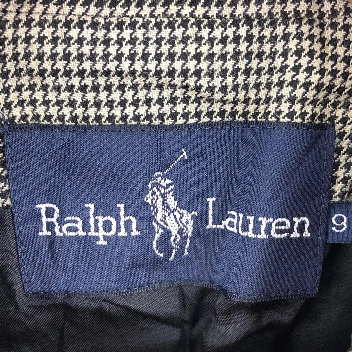 Polo Ralph Lauren Vintage RALPH LAUREN Houndstooth 4 Button Blazer Sport Coat Size US S / EU 44-46 / 1 - 9 Thumbnail
