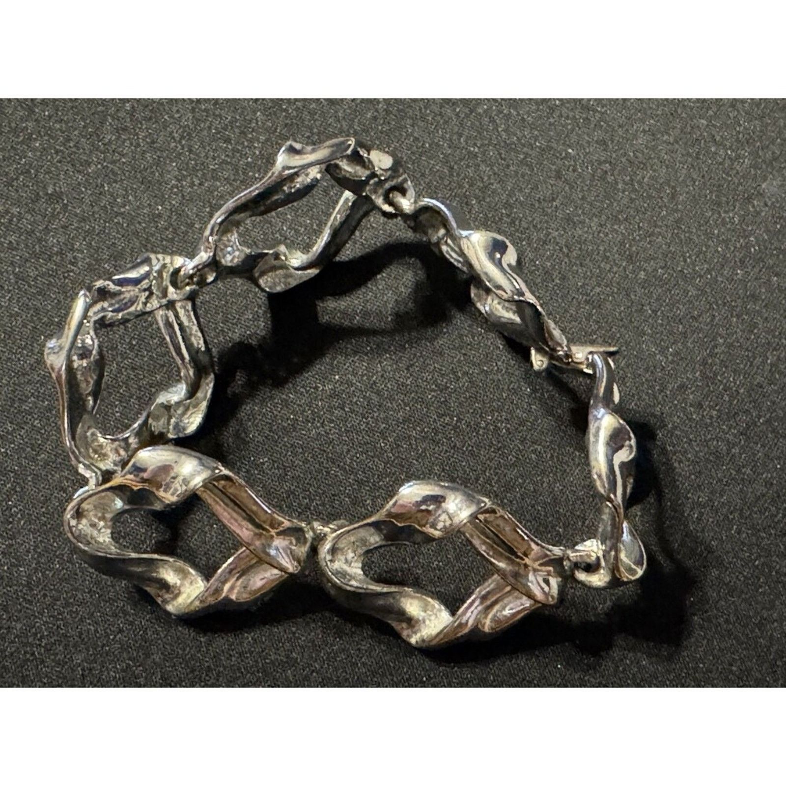 Other Goldette Bracelet Abbie & Andy Silver Tone 7in Size ONE SIZE - 1 Thumbnail