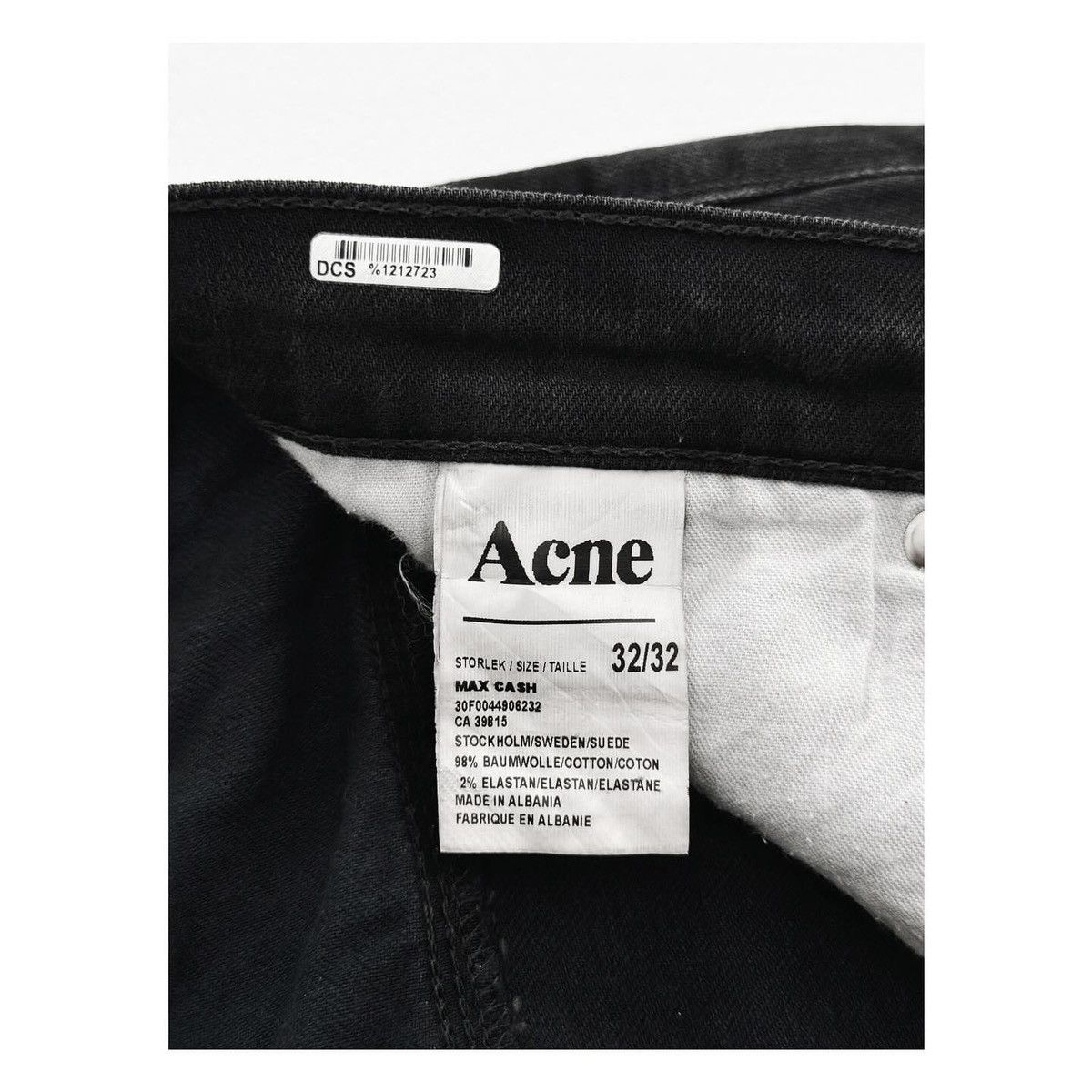 Acne Studios Acne Studios Black Denim Pants Size US 32 / EU 48 - 8 Thumbnail