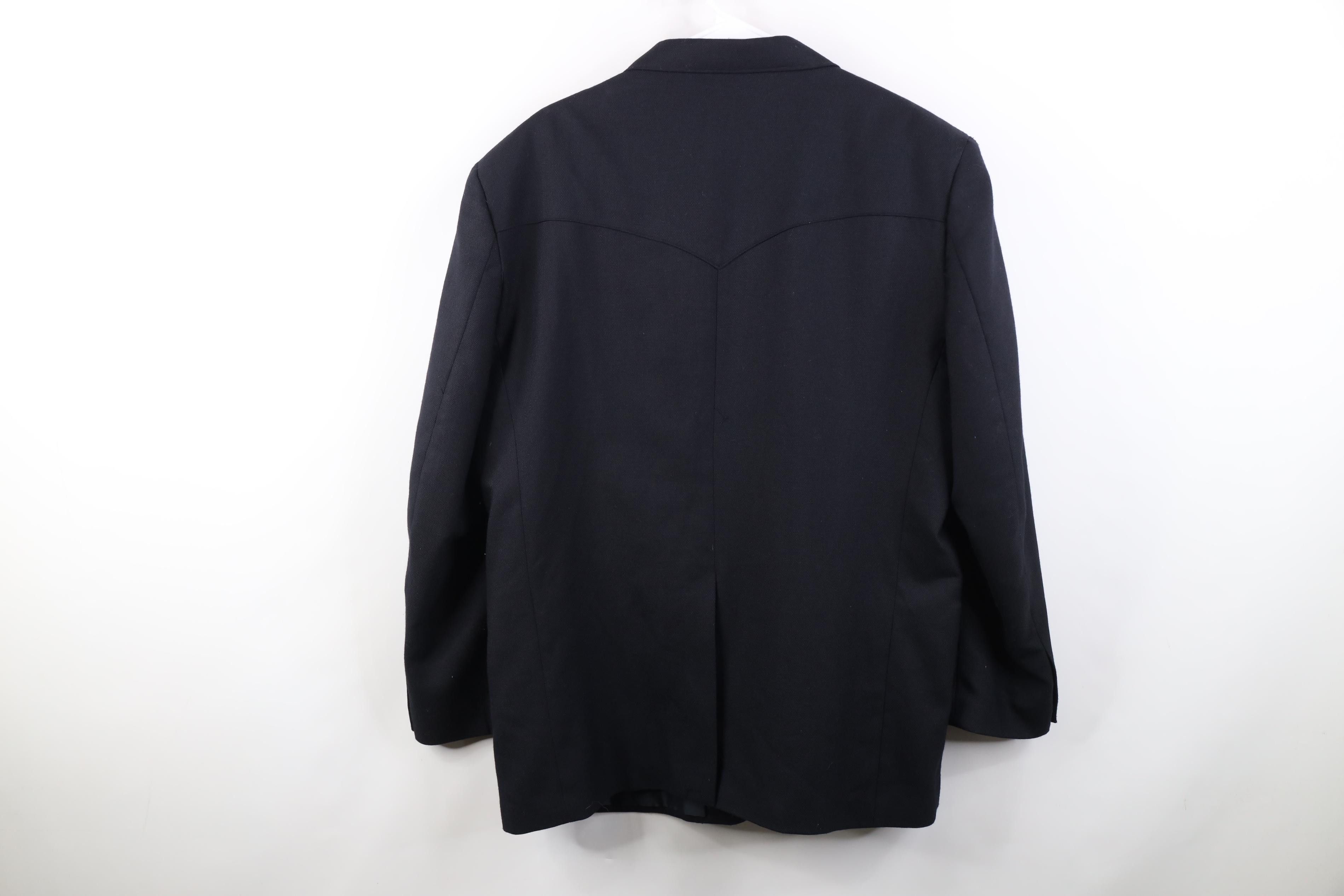Vintage Vintage 90s Rockabilly Western Cowboy Blazer Suit Jacket Size US XXL / EU 58 / 5 - 14 Thumbnail