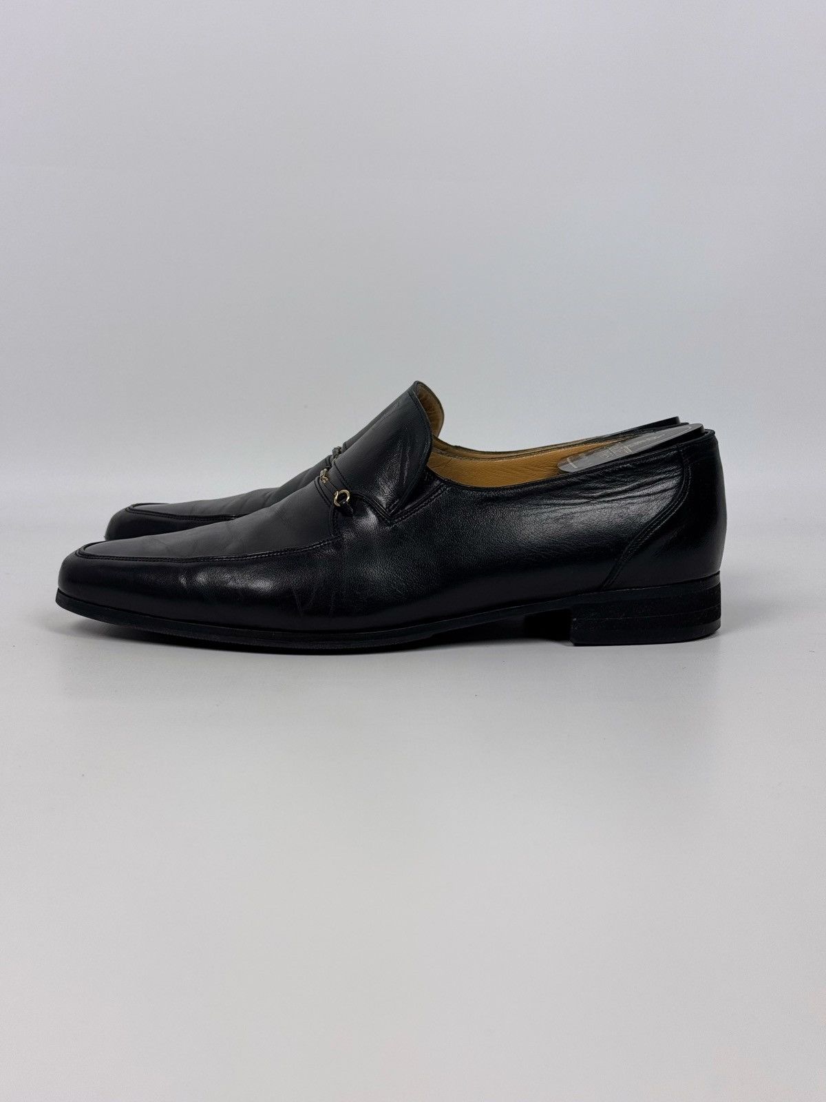 Bally Vintage Bally Leather Black Fimere Loafers Size US 8 / IT 38 - 5 Thumbnail