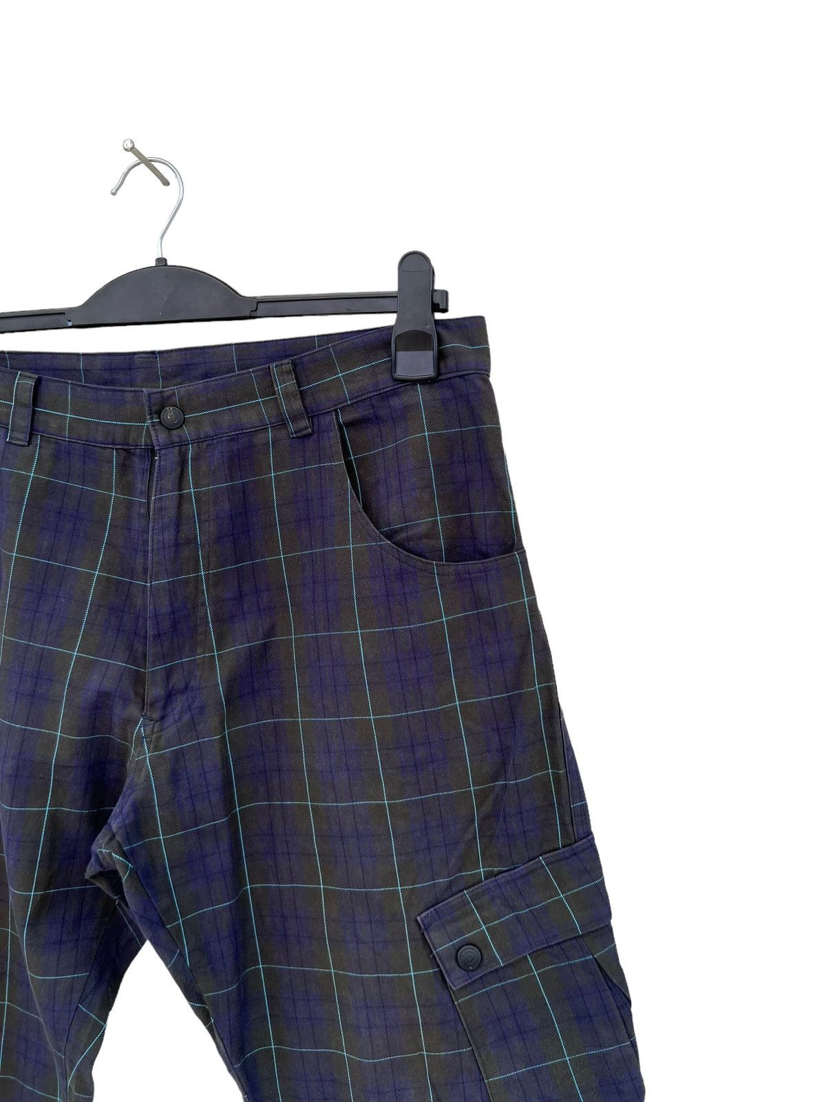 Designer Vintage MADPAGER Japan Plaid Pocket Cargo Trouser Pant Size US 32 / EU 48 - 11 Thumbnail