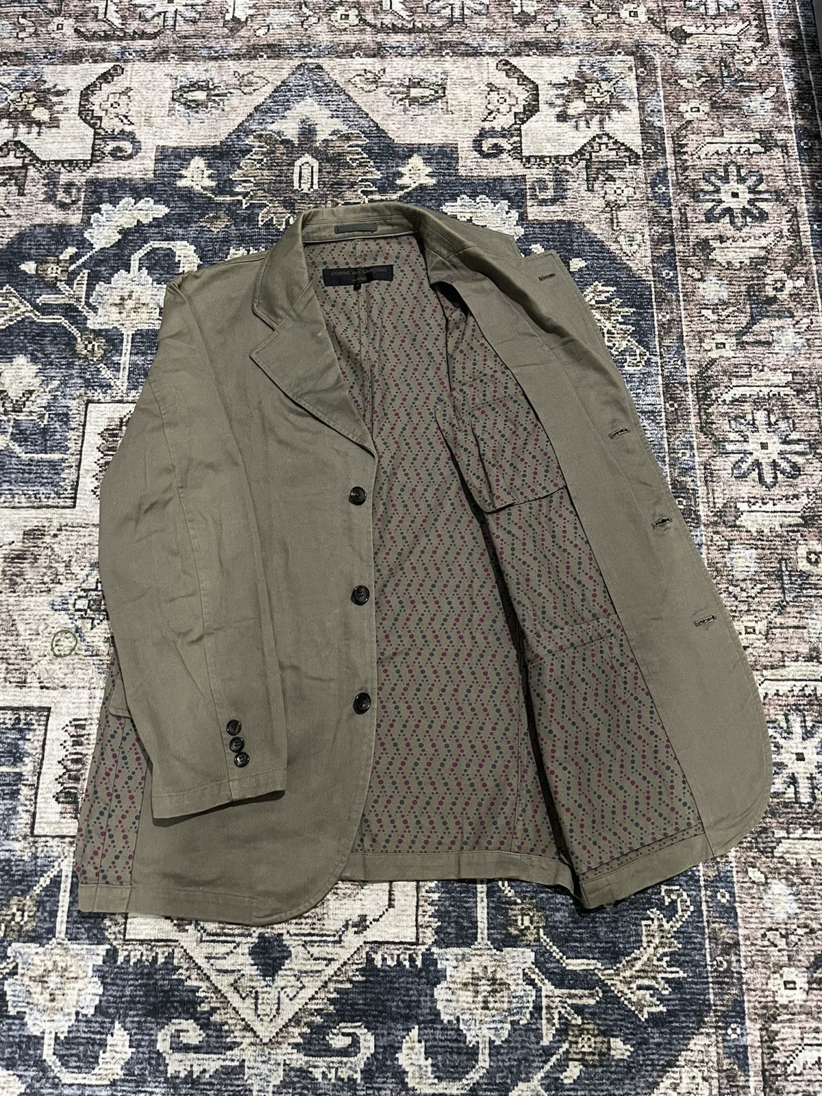 Comme des Garcons 🔥COMME DES GARÇONS HOMME 3 Button Blazer Size US M / EU 48-50 / 2 - 2 Thumbnail