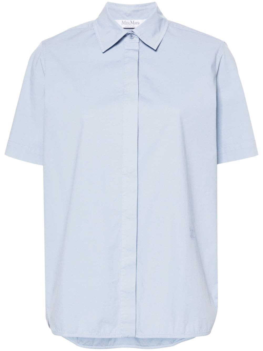 Max Mara COTTON SHIRT Size S / US 4 / IT 40 - 1 Thumbnail
