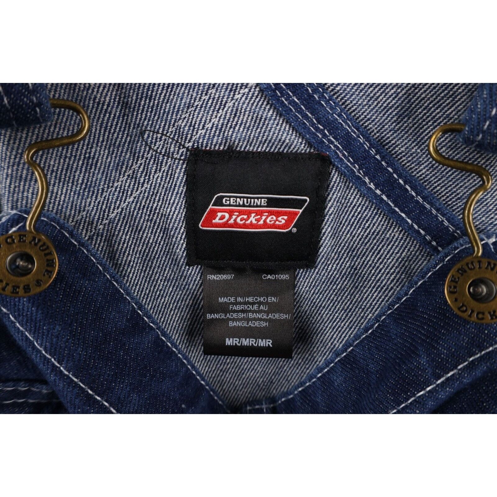 Dickies × Vintage Vintage Y2K Dickies Distressed Wide Leg Dungaree Overalls Size US 30 / EU 46 - 13 Thumbnail