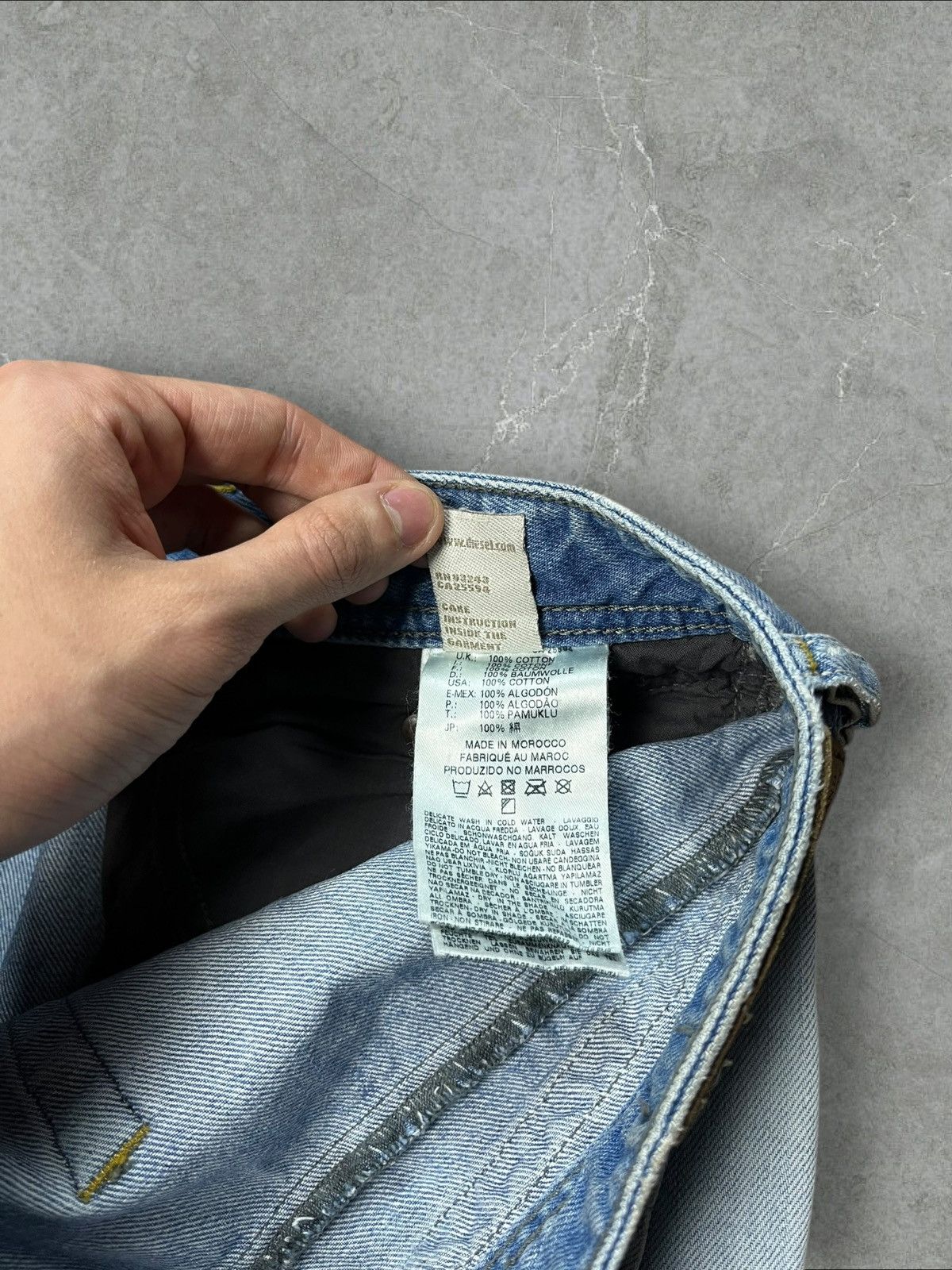 Diesel × Vintage Vintage Diesel Belther 31x32 Slim Tapered Fit Pants Size US 31 - 10 Thumbnail