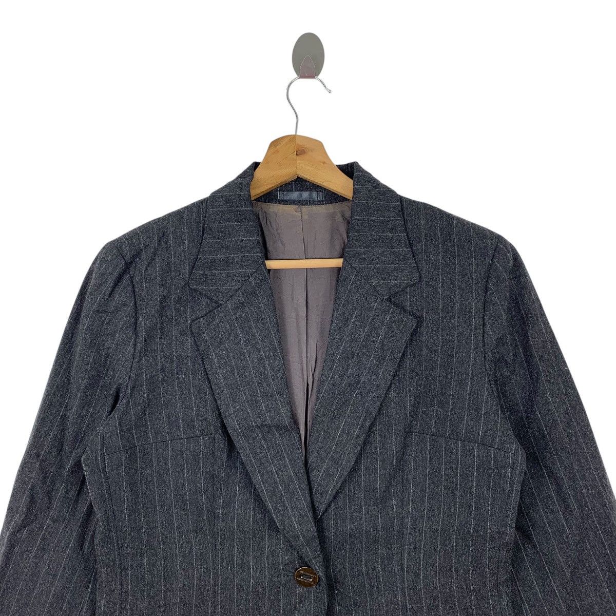Burberry BURBERRY London Casualwear Designer Stripes Wool Blazer Coat Size S / US 4 / IT 40 - 4 Thumbnail
