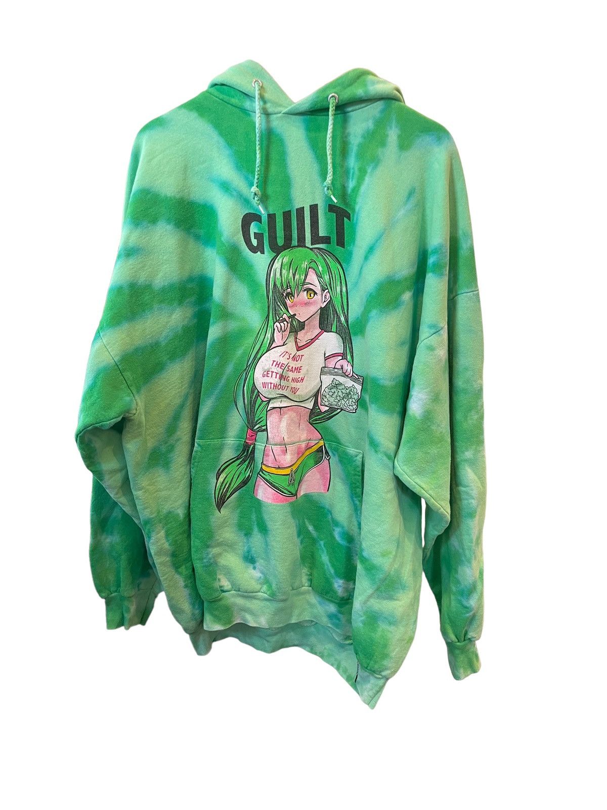 Tie dye anime hoodie hotsell
