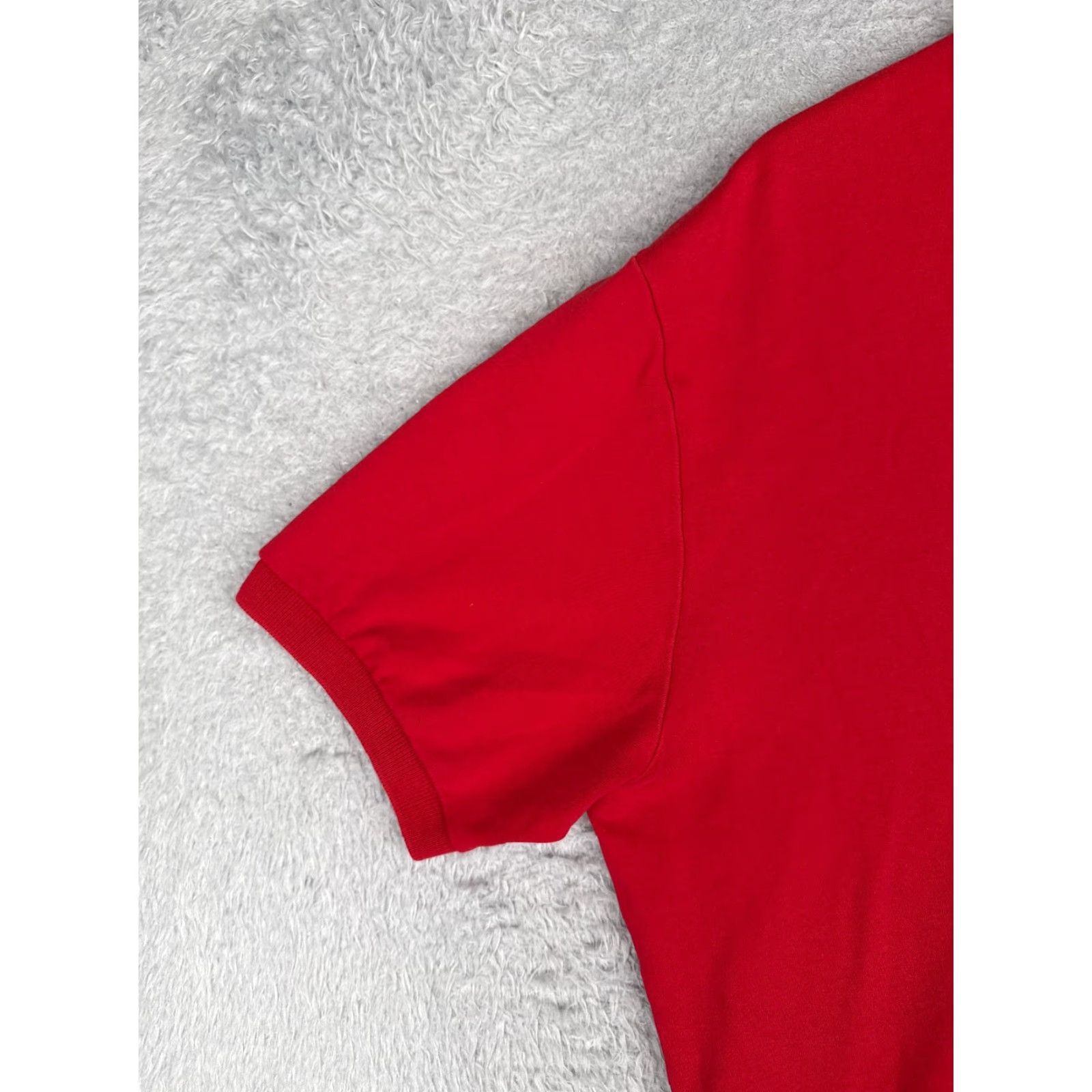 Ralph Lauren VINTAGE Ralph Lauren Polo Shirt Adult Large Red 100% Cotton Short Sleeve Golf Size US L / EU 52-54 / 3 - 3 Thumbnail