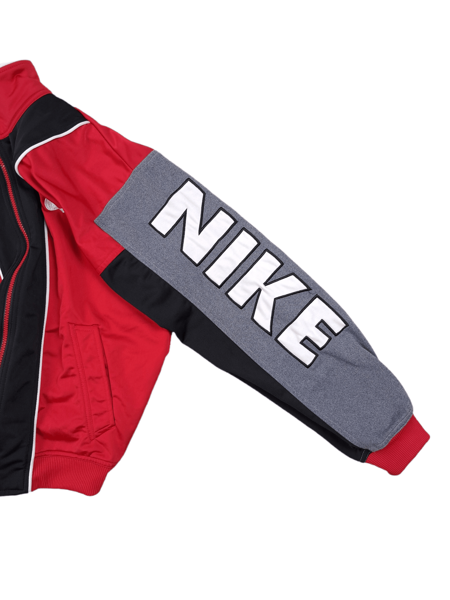 Nike × Vintage 💎 80's White Tag Spell out Full Zip Sweatshirt Hoodie y2k Size US S / EU 44-46 / 1 - 3 Thumbnail