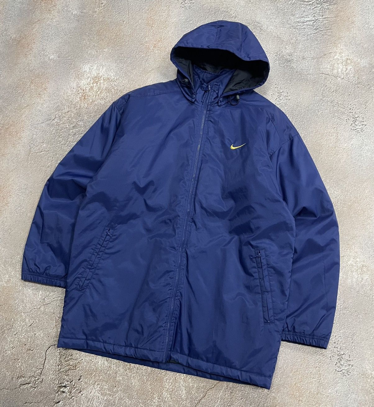 Vintage Nike Big Swoosh Insulated Hooded Jacket