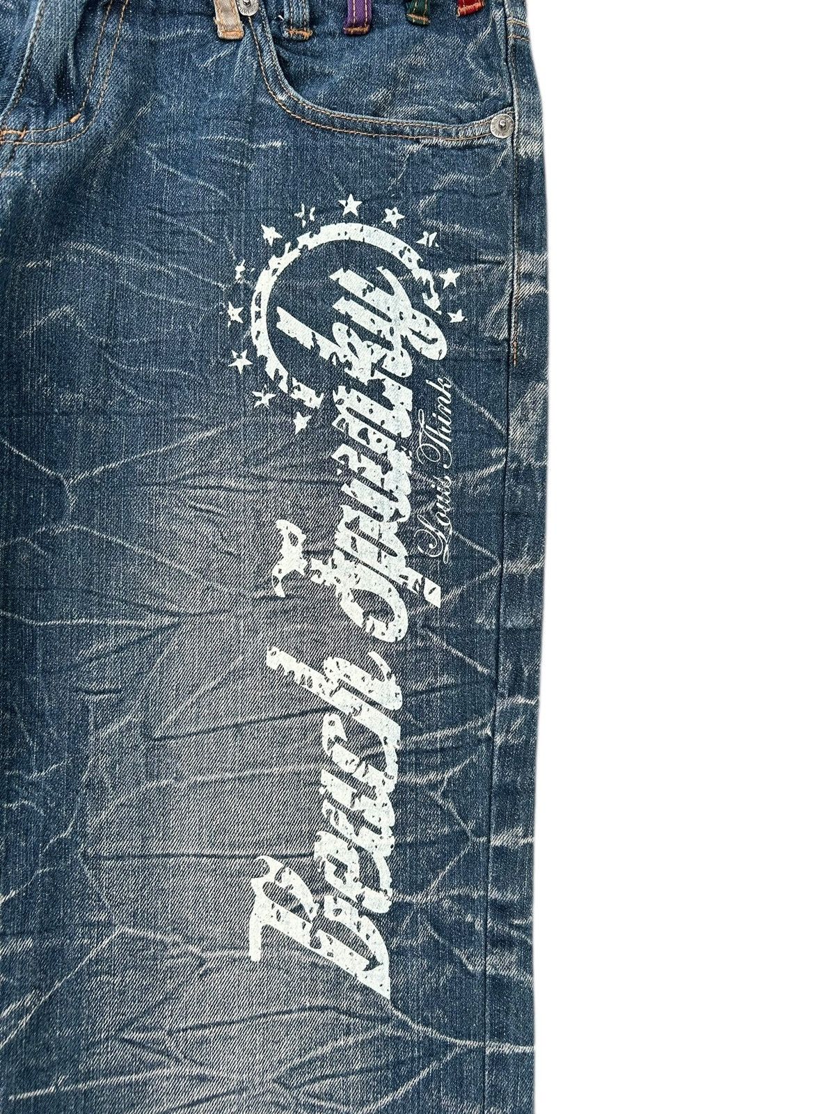 Kapital Nylaus Baggy Japanese Style Denim Jeans Size US 30 / EU 46 - 6 Thumbnail