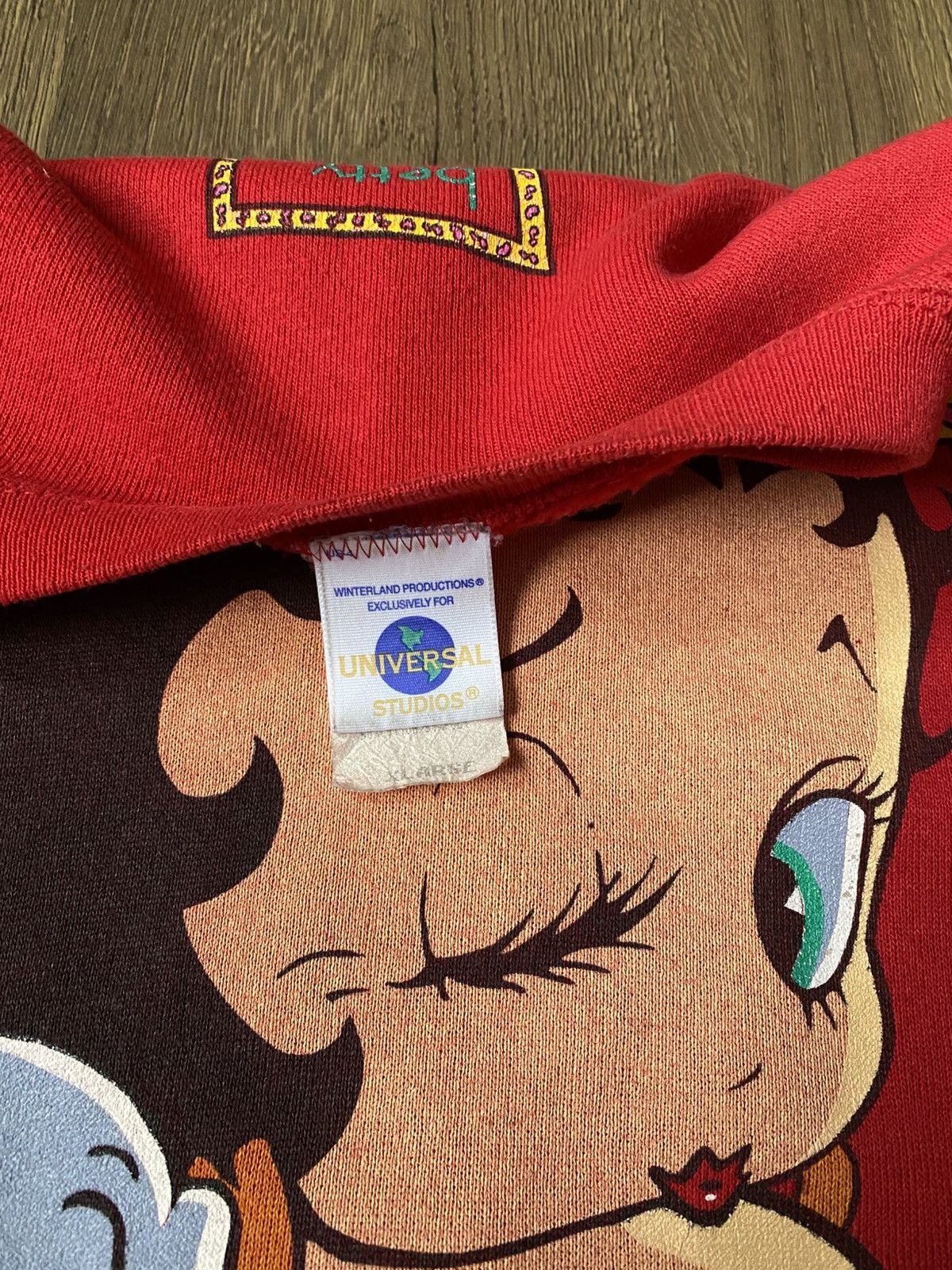 Vintage 1994 Betty Boop sweatshirt Size US XL / EU 56 / 4 - 4 Thumbnail