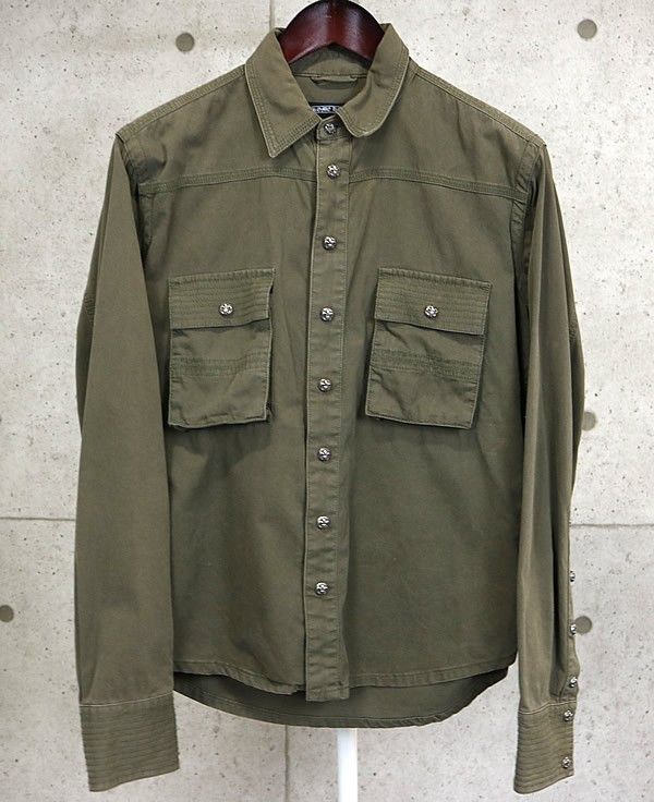 Chrome Hearts Chrome Hearts BS Flare Army Shirt Size US M / EU 48-50 / 2 - 2 Thumbnail