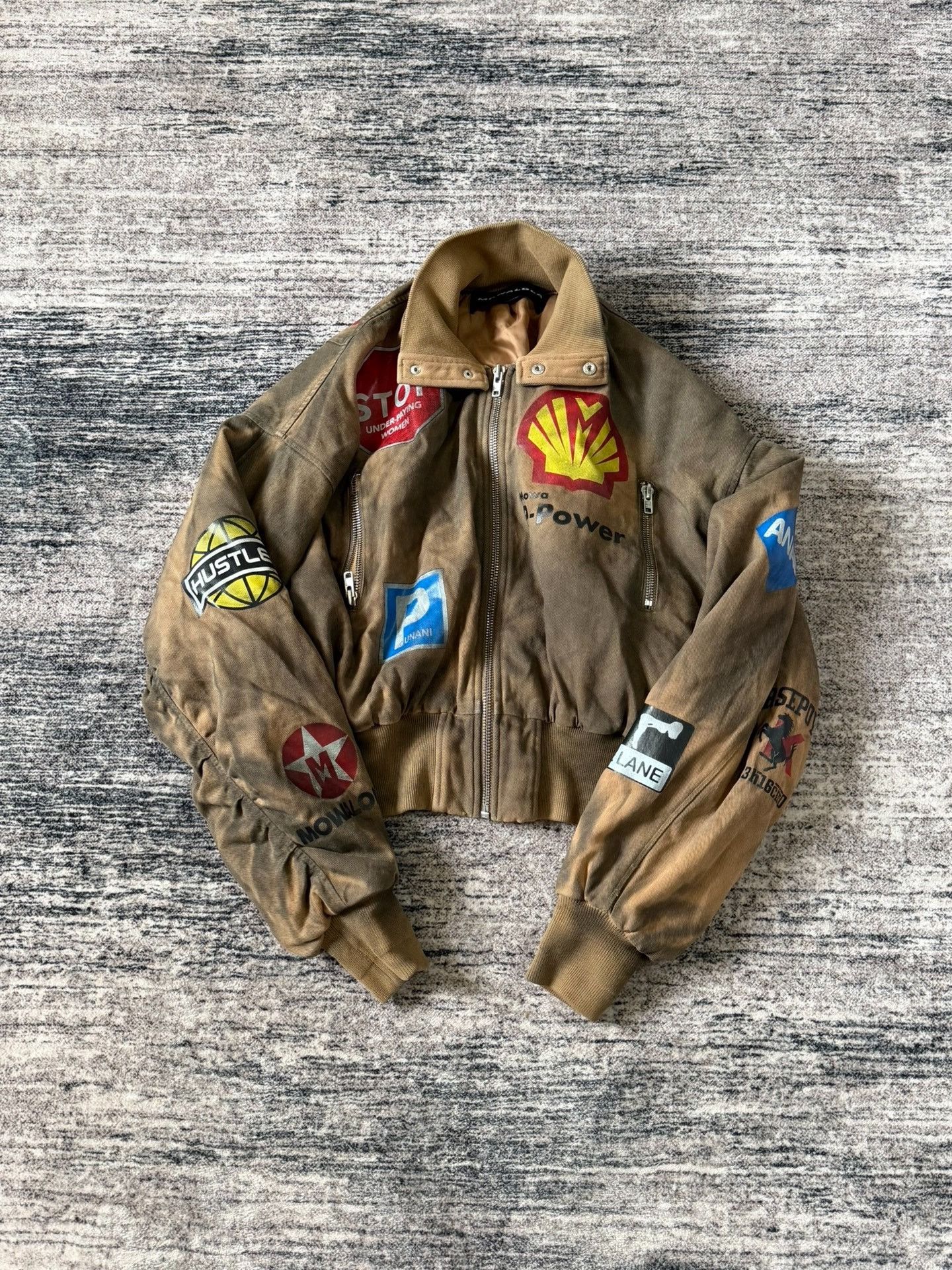 Mowalola Mowalola 24ss Gas Station Bomber Size US XL / EU 56 / 4 - 1 Thumbnail