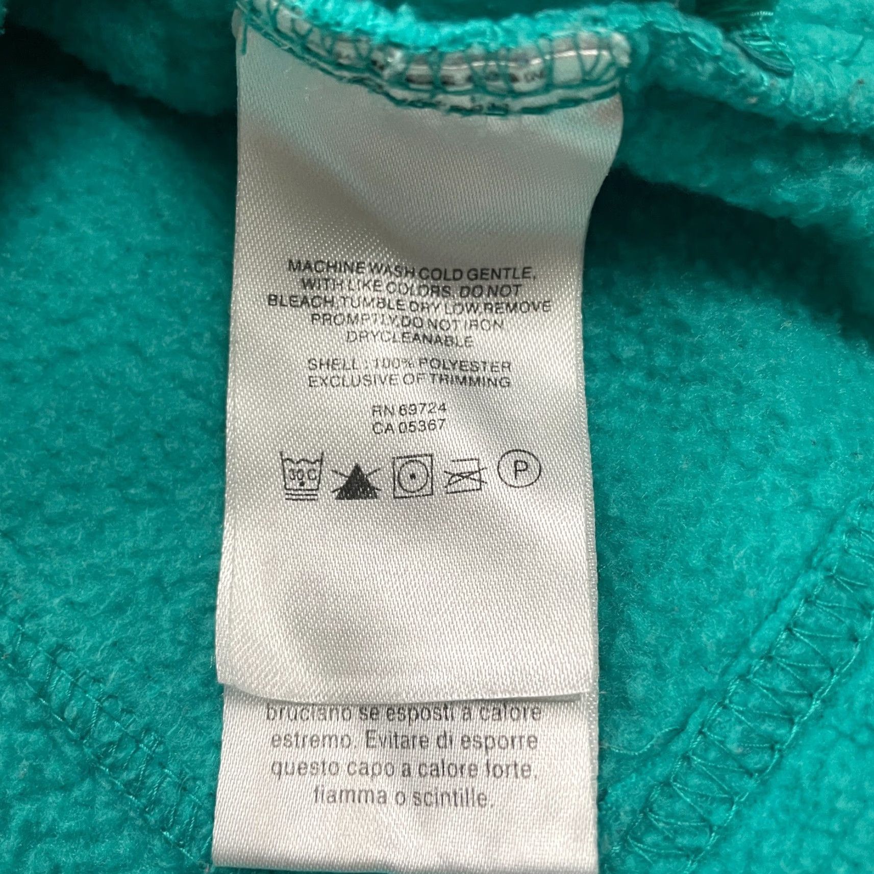 Vintage Columbia Benton Springs Fleece Jacket Women Medium Green Full Zip Outdoor Hiking Jacket Size M / US 6-8 / IT 42-44 - 7 Thumbnail