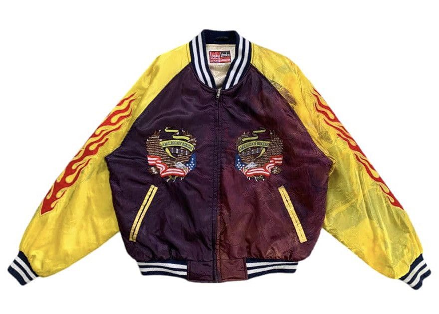 Lucky Brand × Vintage Lucky Stroke Houston American Bikers Sukajan