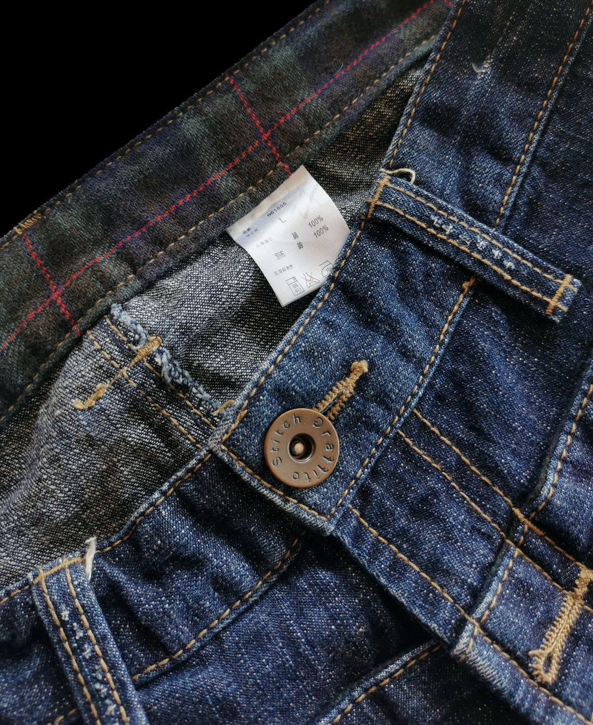 Beauty Beast Avantgarde Twisted Stitch Jeans Size US 32 / EU 48 - 6 Thumbnail