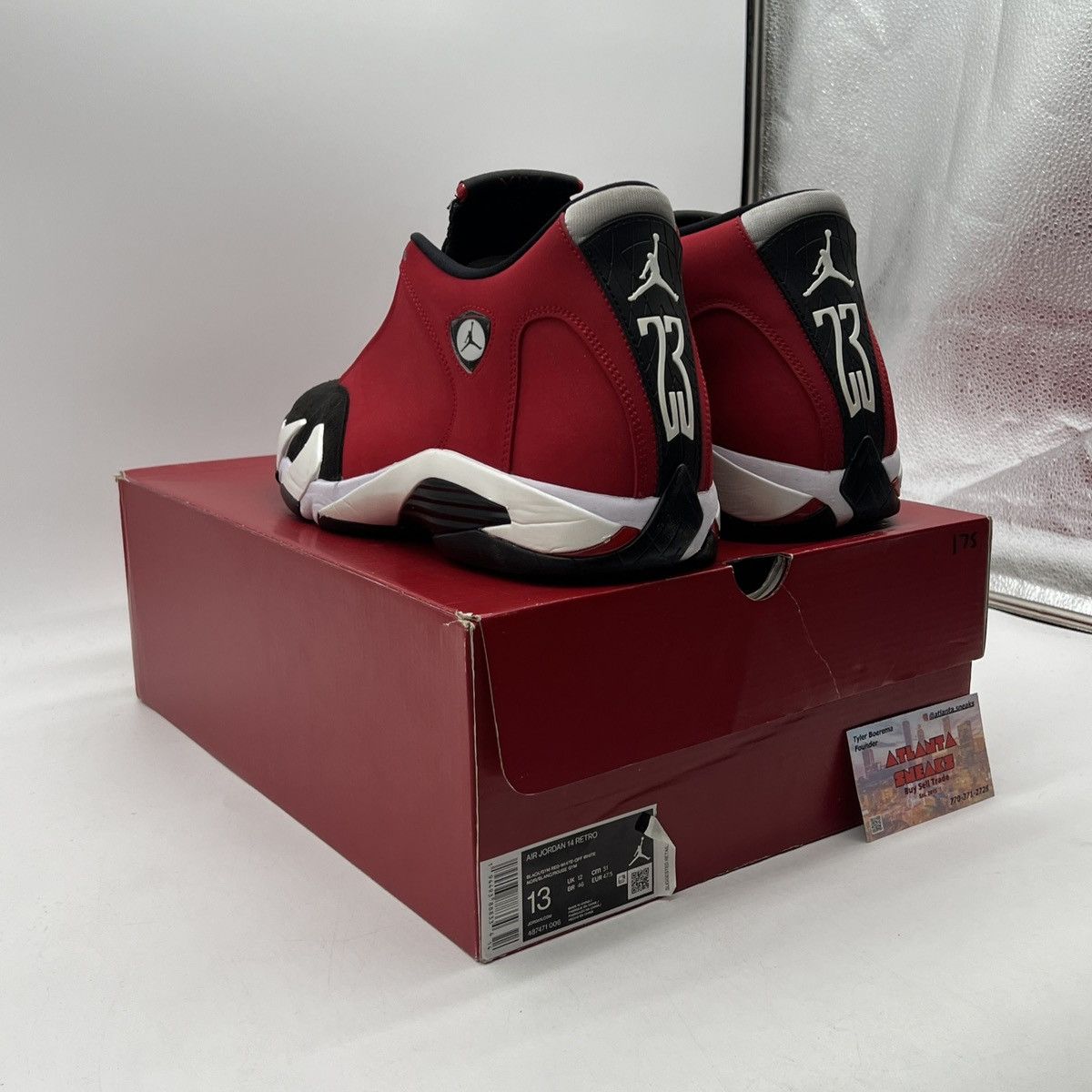 Jordan Brand Air Jordan 14 gym red Size US 13 / EU 46 - 4 Thumbnail