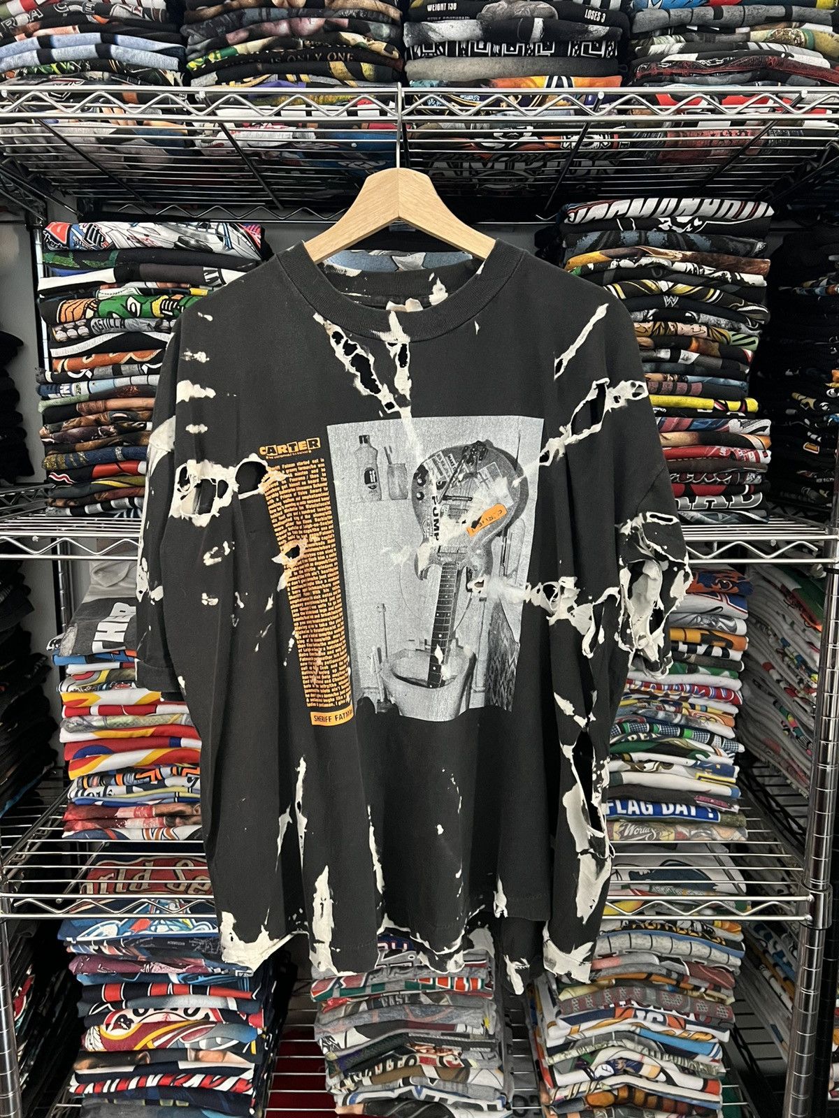Band Tees 1989 Carter The Unstoppable Sex Machine Sheriff Fatman Tee Size US XL / EU 56 / 4 - 1 Thumbnail