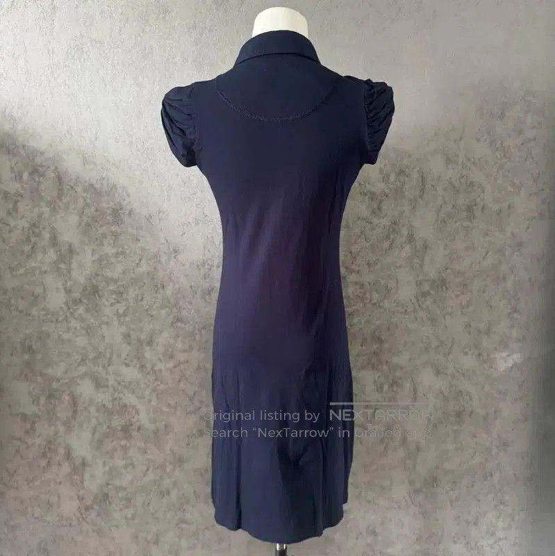 Burberry Burberry Navy Short Sleeve Dress for Women. Size M / US 6-8 / IT 42-44 - 5 Thumbnail