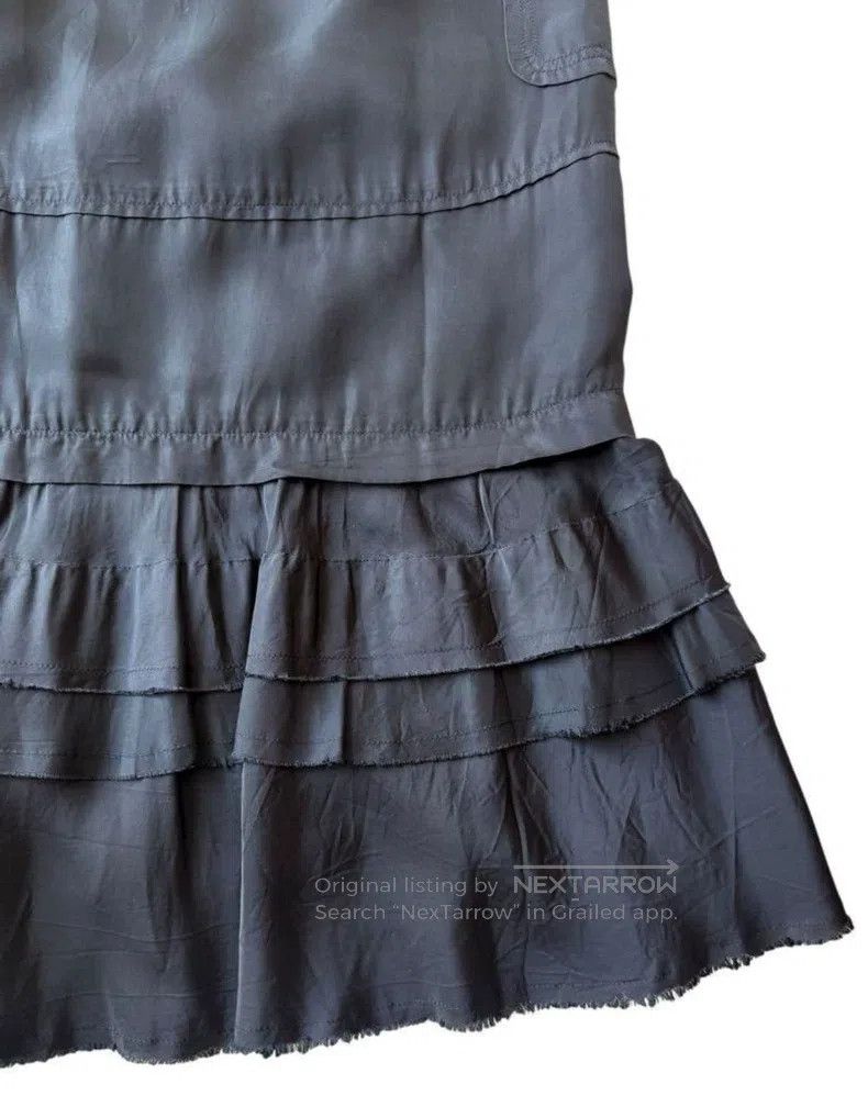 Comme des Garcons Comme Des Garcons size M Black lace hem half skirt Size 23" - 5 Thumbnail