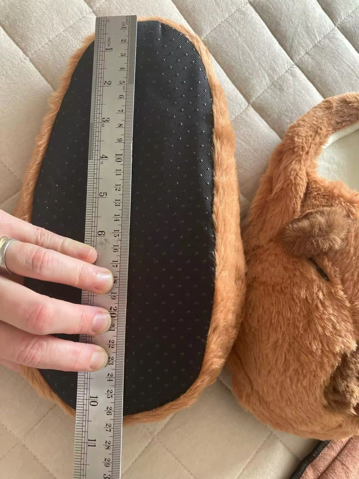 Designer × Japanese Brand Kawaii Capybara Cotton Plush slippers Size US 9 / EU 42 - 8 Thumbnail