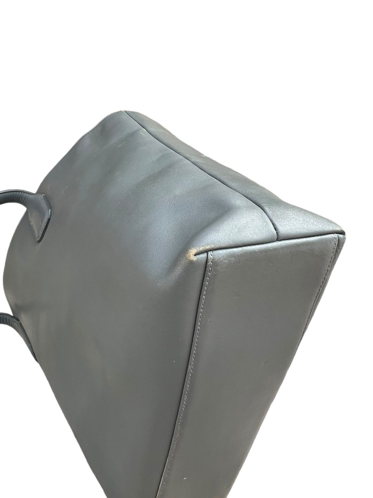 Japanese Brand × Leather THE PITH Japan Distress Muddy Patina Leather Tote Bag Size ONE SIZE - 16 Thumbnail