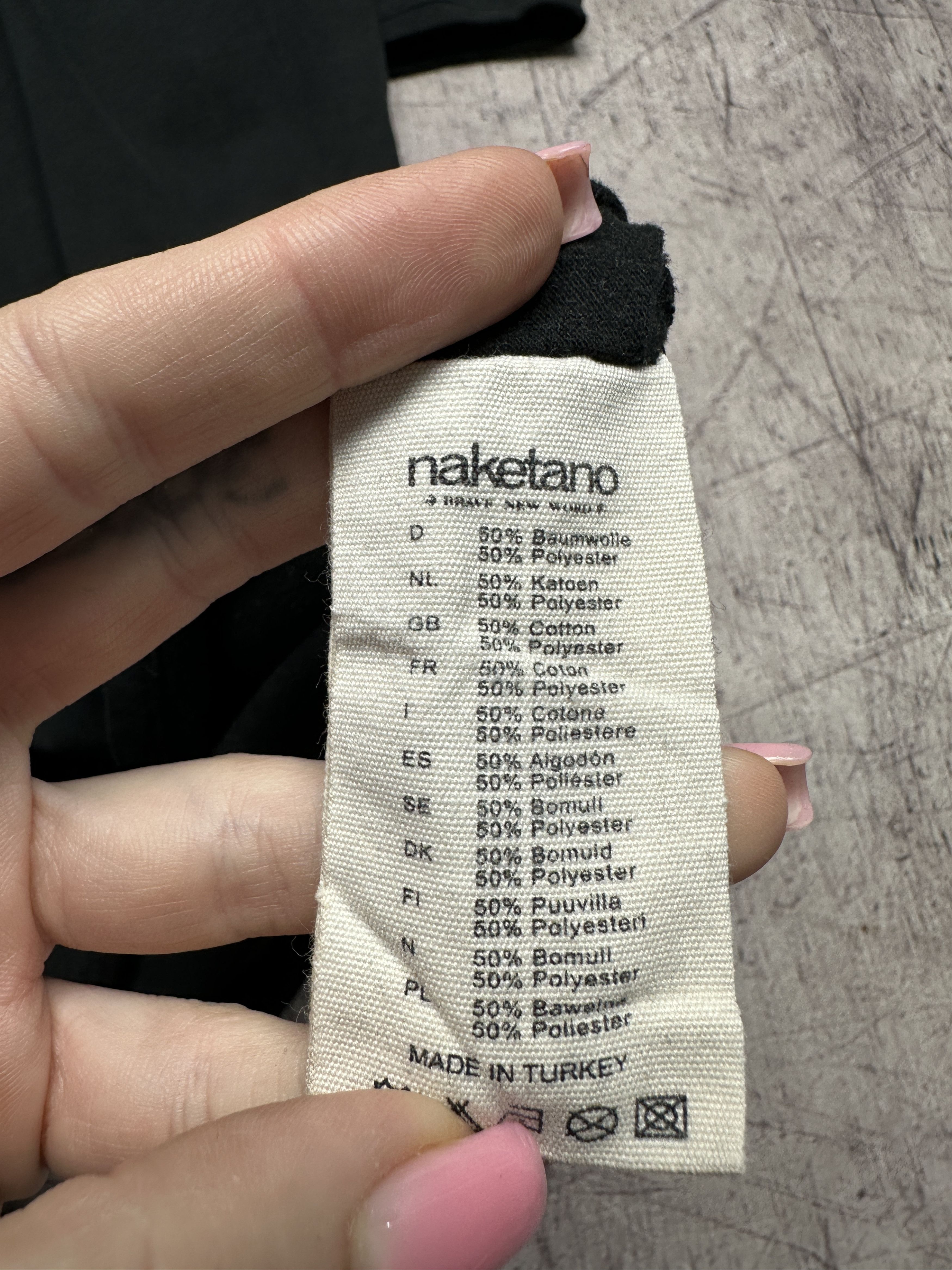 Naketano Naketano Mens Crew Neck T-Shirt Size US XXL / EU 58 / 5 - 5 Thumbnail