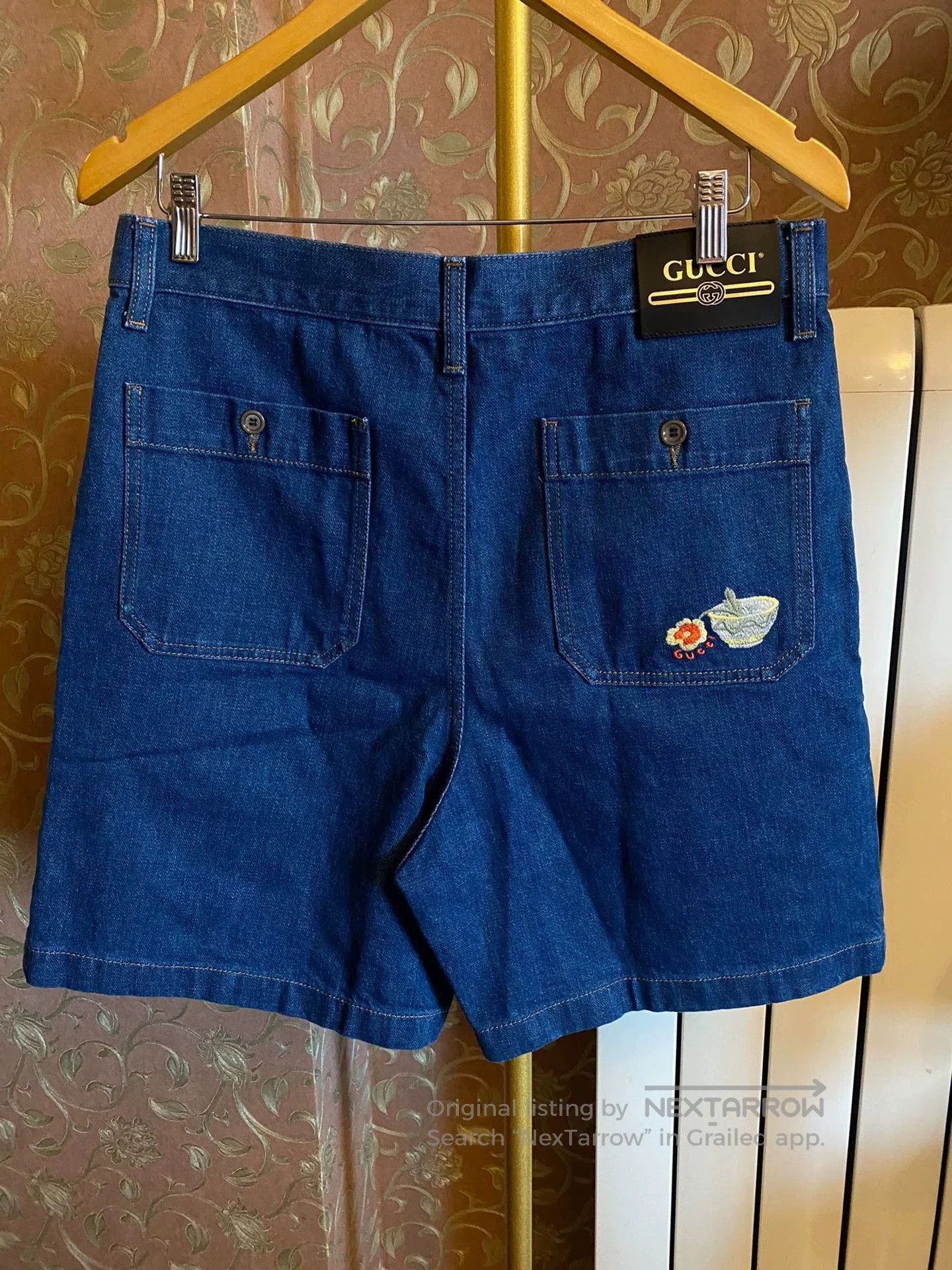 Gucci Blue Denim Shorts Size 32. Size US 32 / EU 48 - 2 Thumbnail