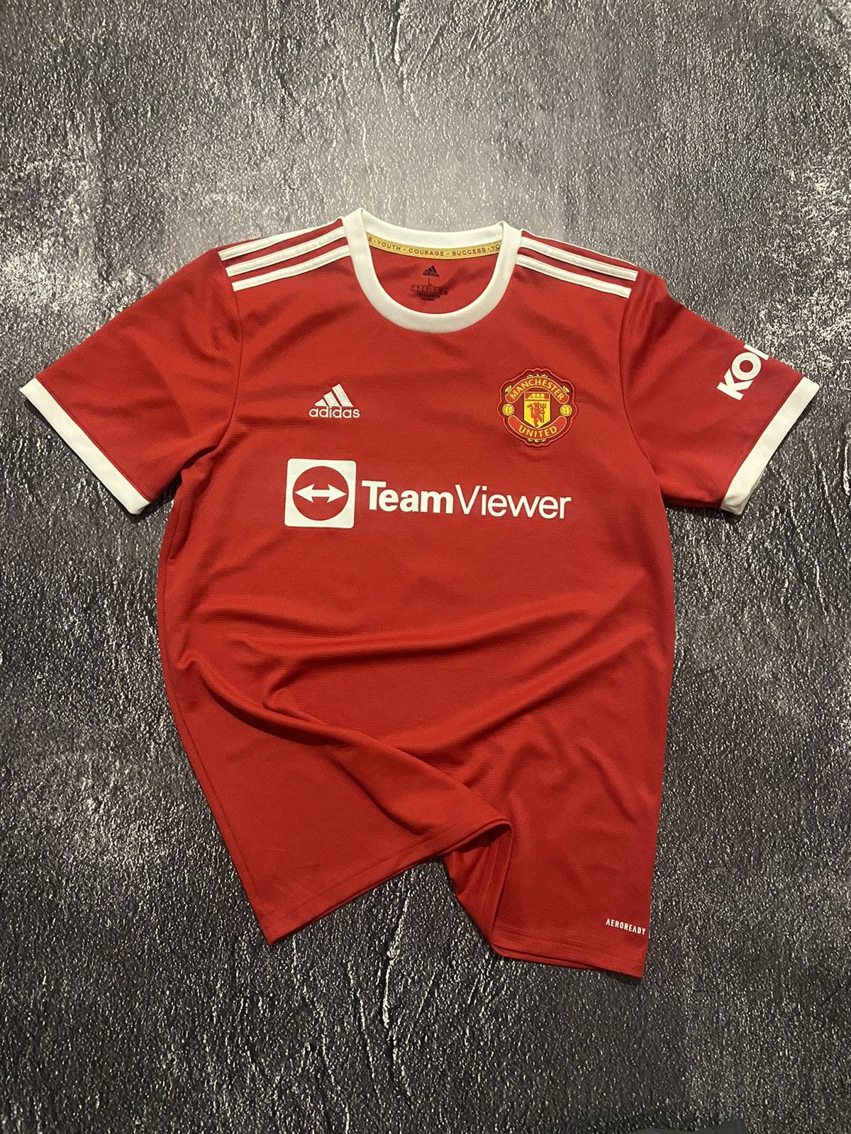 Pre-owned Adidas X Soccer Jersey Adidas Manchester United 2021 Jersey In Red