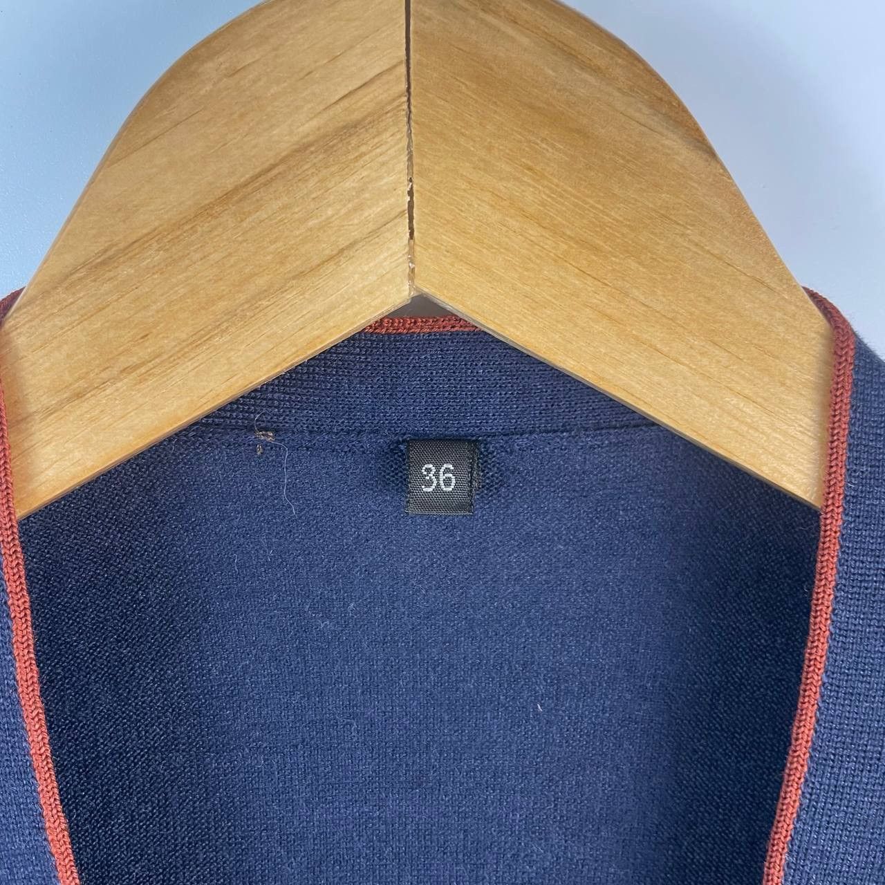 Loro Piana Loro Piana Wool Cardigan - Navy Blue Size XS / US 0-2 / IT 36-38 - 2 Thumbnail