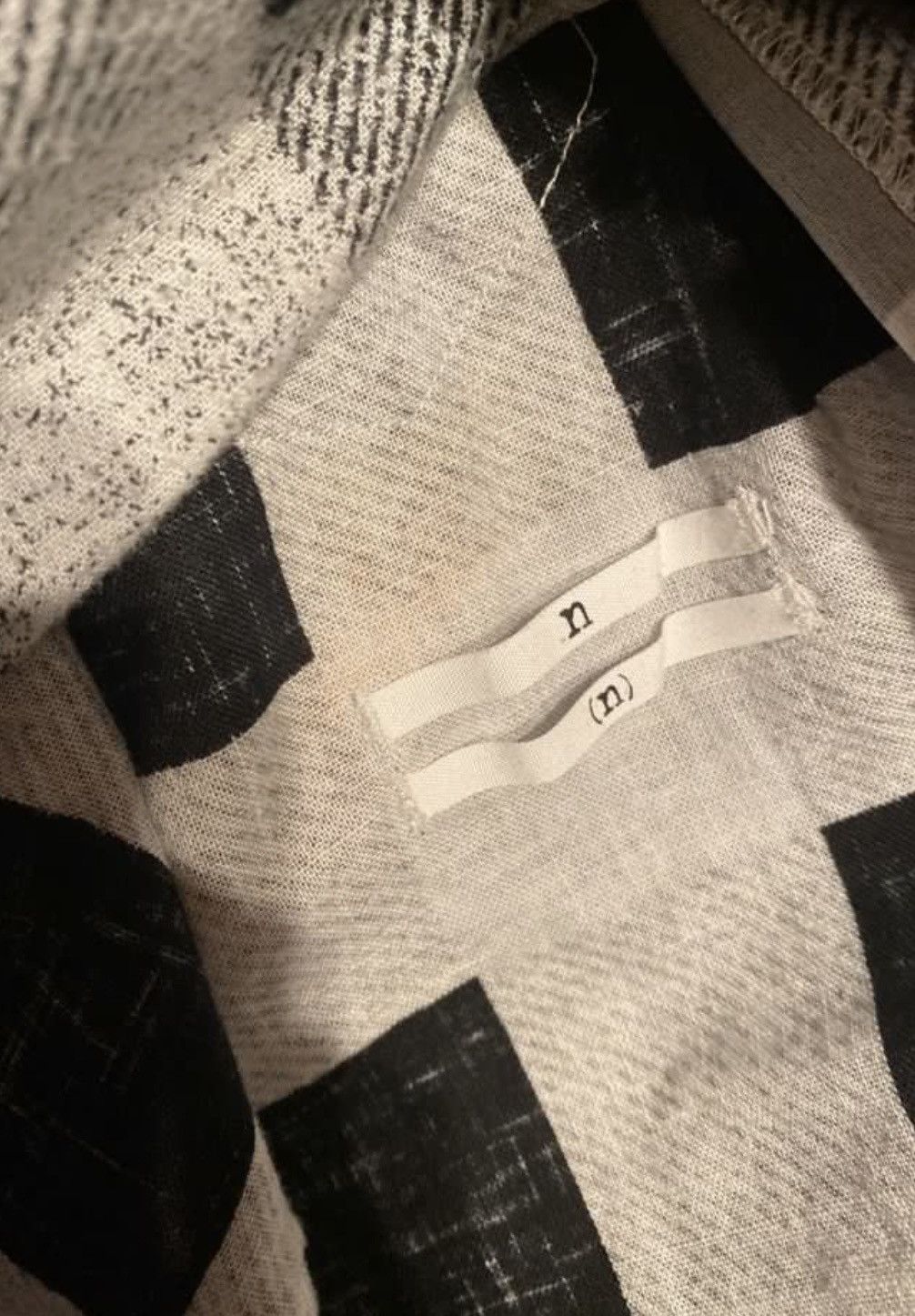 Number (N)ine Number (N) Ine Checkered Shirt Size US M / EU 48-50 / 2 - 5 Thumbnail