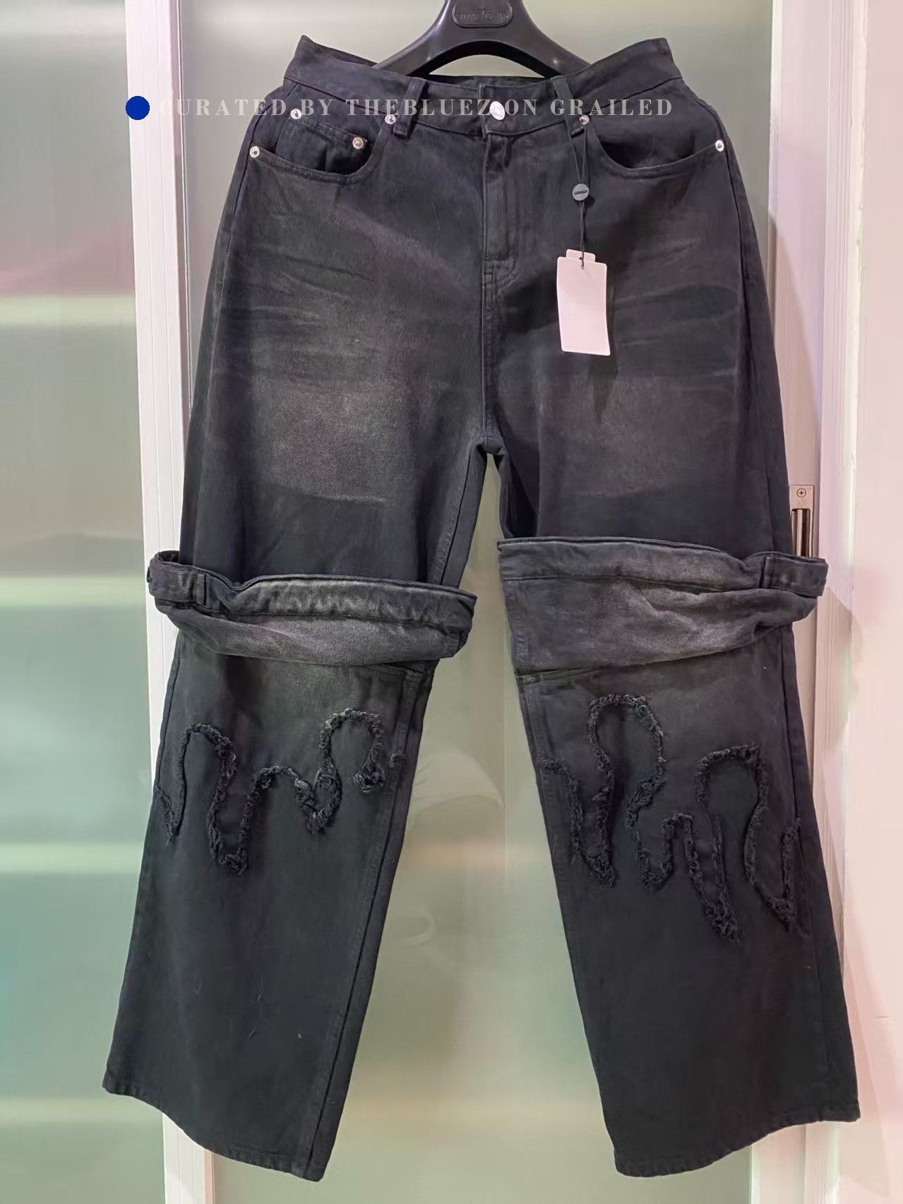 WE11DONE we11done Layered Straight Jeans Size US 30 / EU 46 - 1 Thumbnail