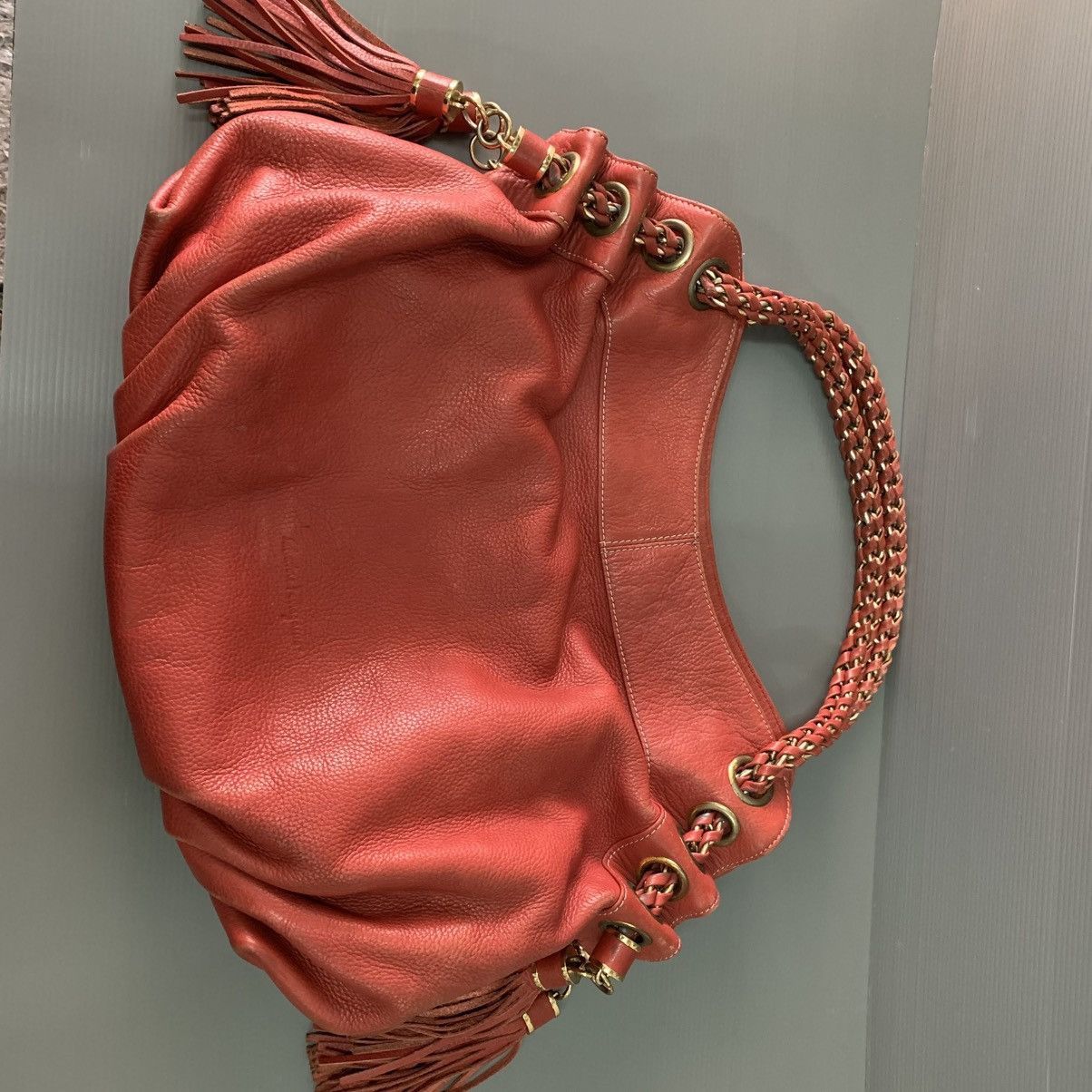 Salvatore Ferragamo Salvatore Ferragamo Red Shoulder Bag Size ONE SIZE - 4 Thumbnail