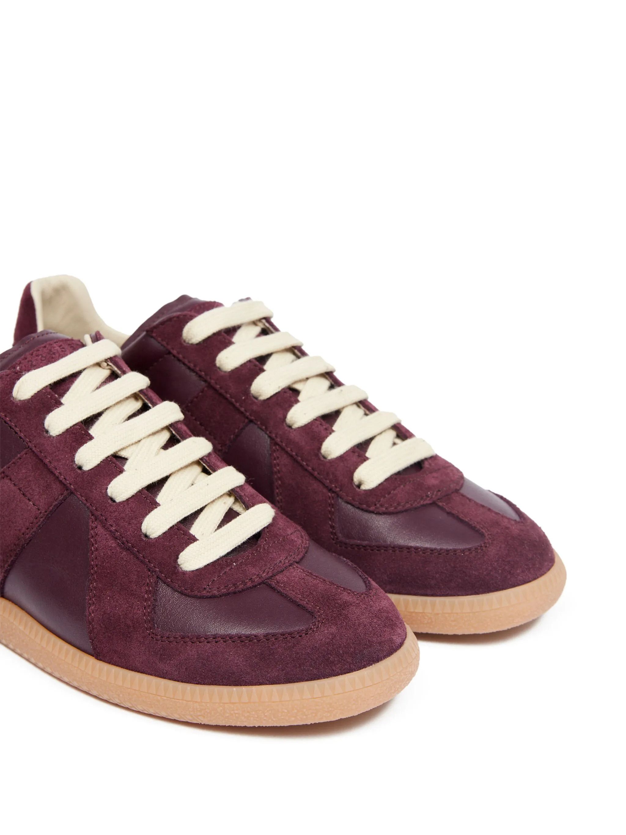 Maison Margiela o1w1db10725 Replica Low-Top Sneakers in Bordeaux Size US 5 / IT 35 - 4 Thumbnail