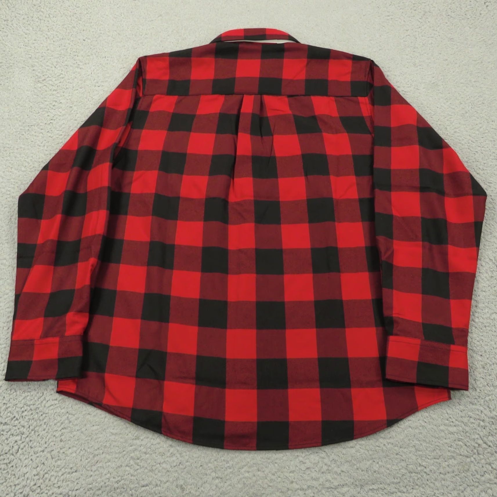 Vintage Dixxon Flannel Shirt Mens XL Red Black Buffalo Check Redrum Button Up Shining Shirts Size US XL / EU 56 / 4 - 7 Thumbnail
