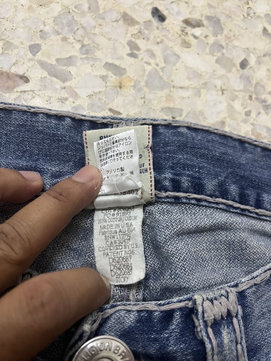 True Religion Vintage Y2K Japanese brand True religion light blue wash Size US 32 / EU 48 - 7 Thumbnail