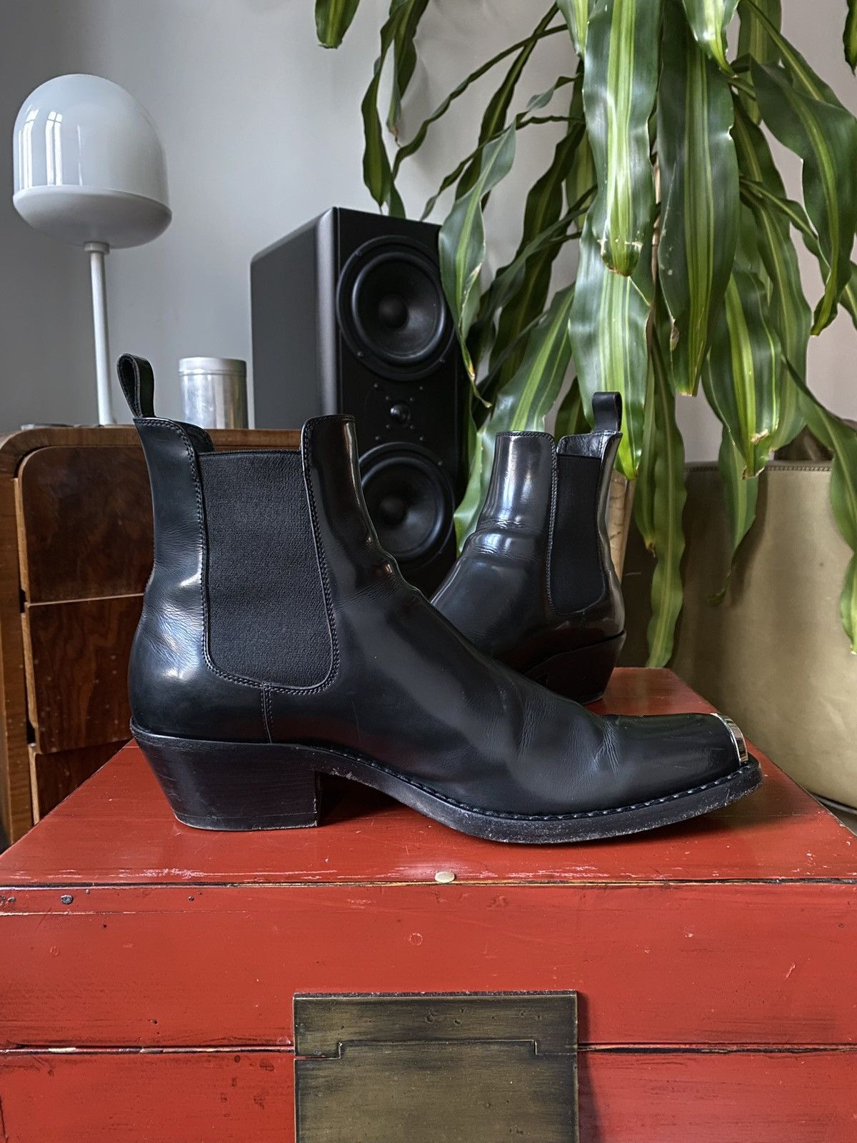Calvin Klein 205W39NYC × Raf Simons CK205W39NYC Western Chris Boots by Raf Simons Size US 10 / EU 43 - 10 Thumbnail