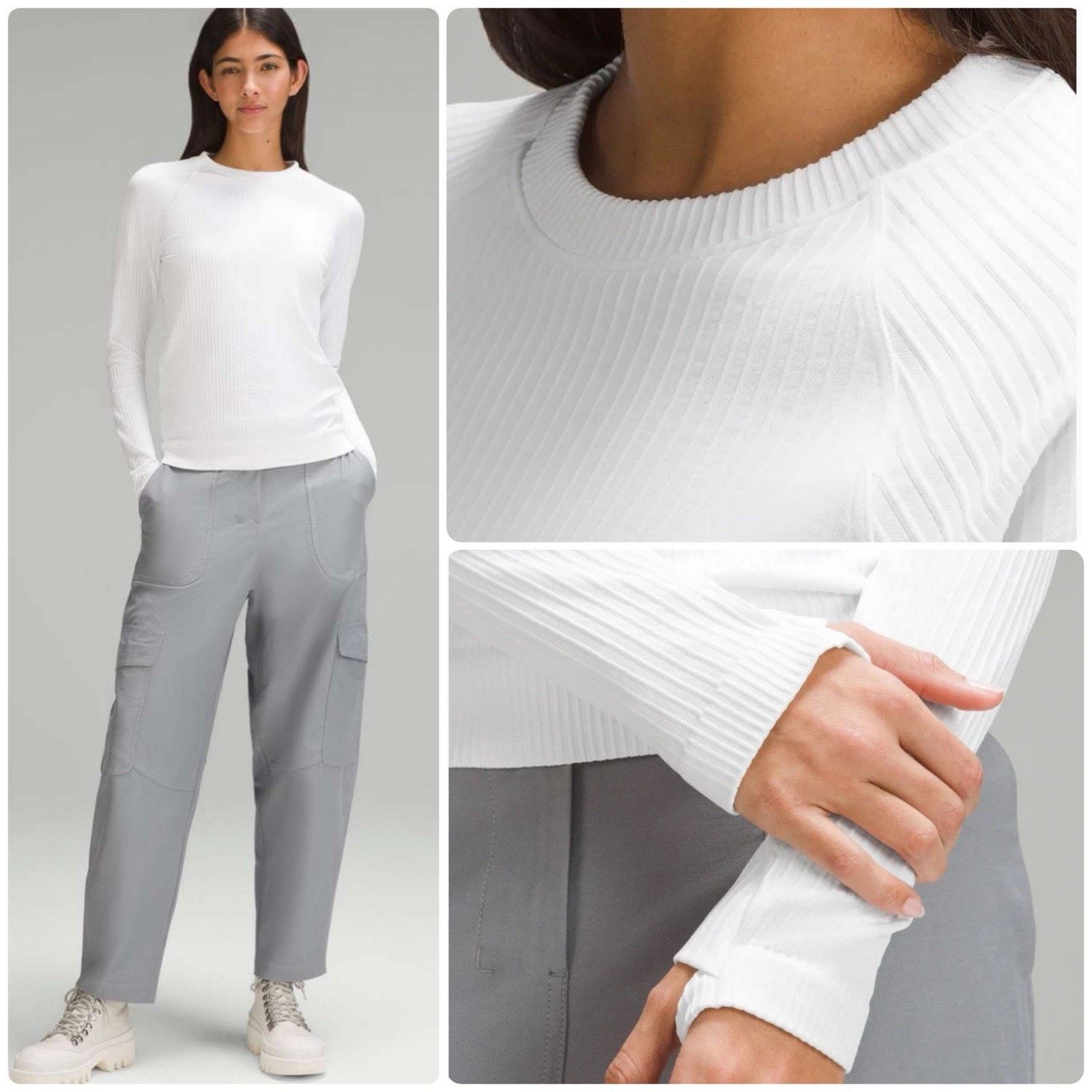 Lululemon LULULEMON Rest Less Seamless Pullover Ribbed Textured Size 6 Size S / US 4 / IT 40 - 2 Thumbnail