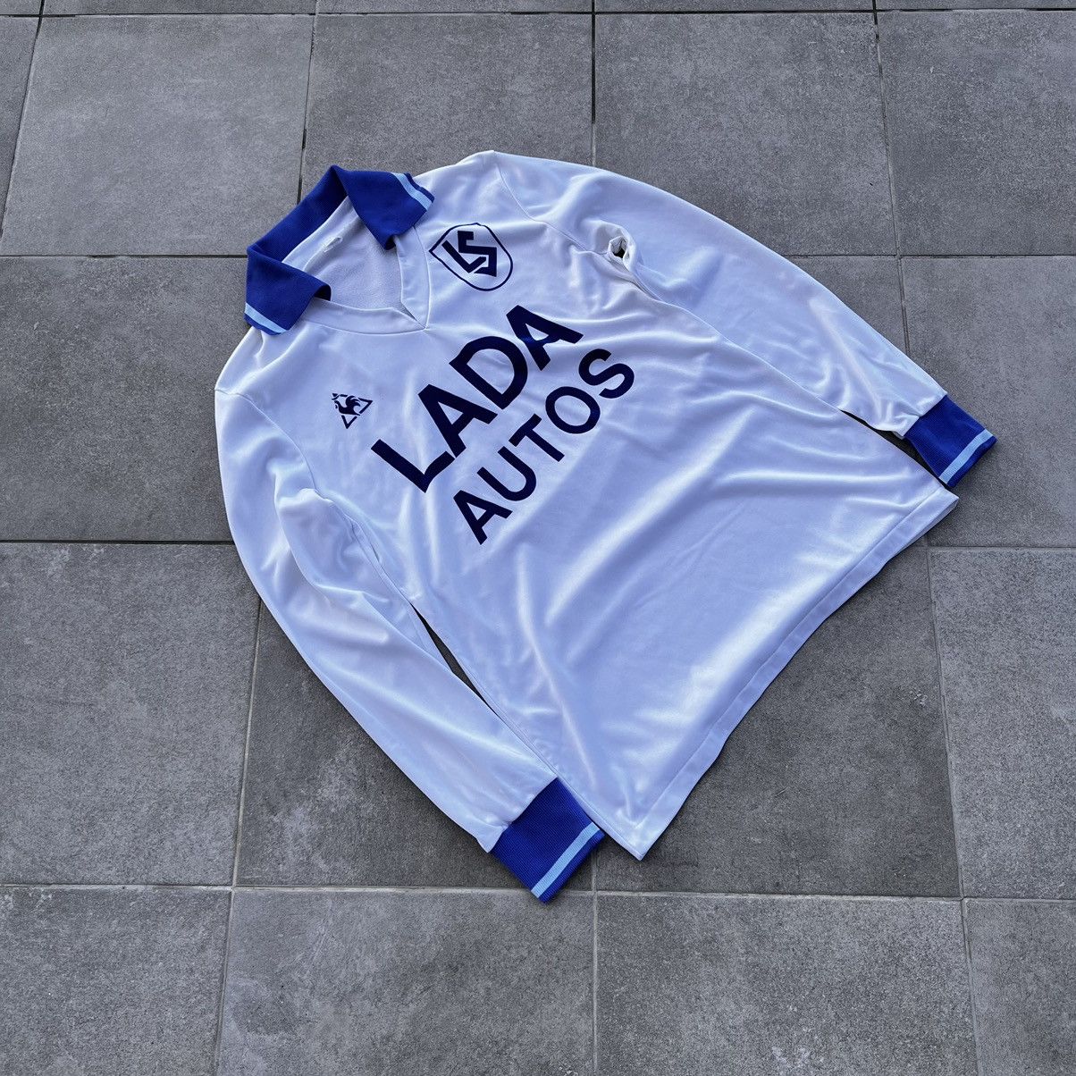 Le Coq Sportif Vintage 1982–83 FC Lausanne-Sport Home Jersey Le Coq Sportif Size US M / EU 48-50 / 2 - 2 Thumbnail
