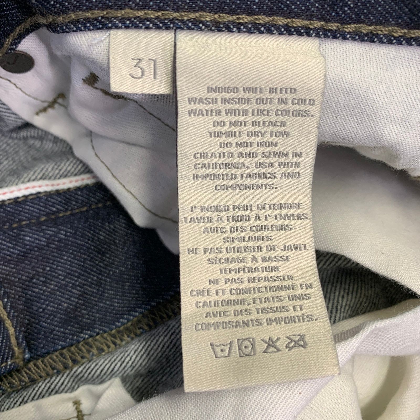 Other J.BRAND Size 31 Tyler Blue Indigo Cotton Selvedge Jeans Size US 31 - 6 Thumbnail