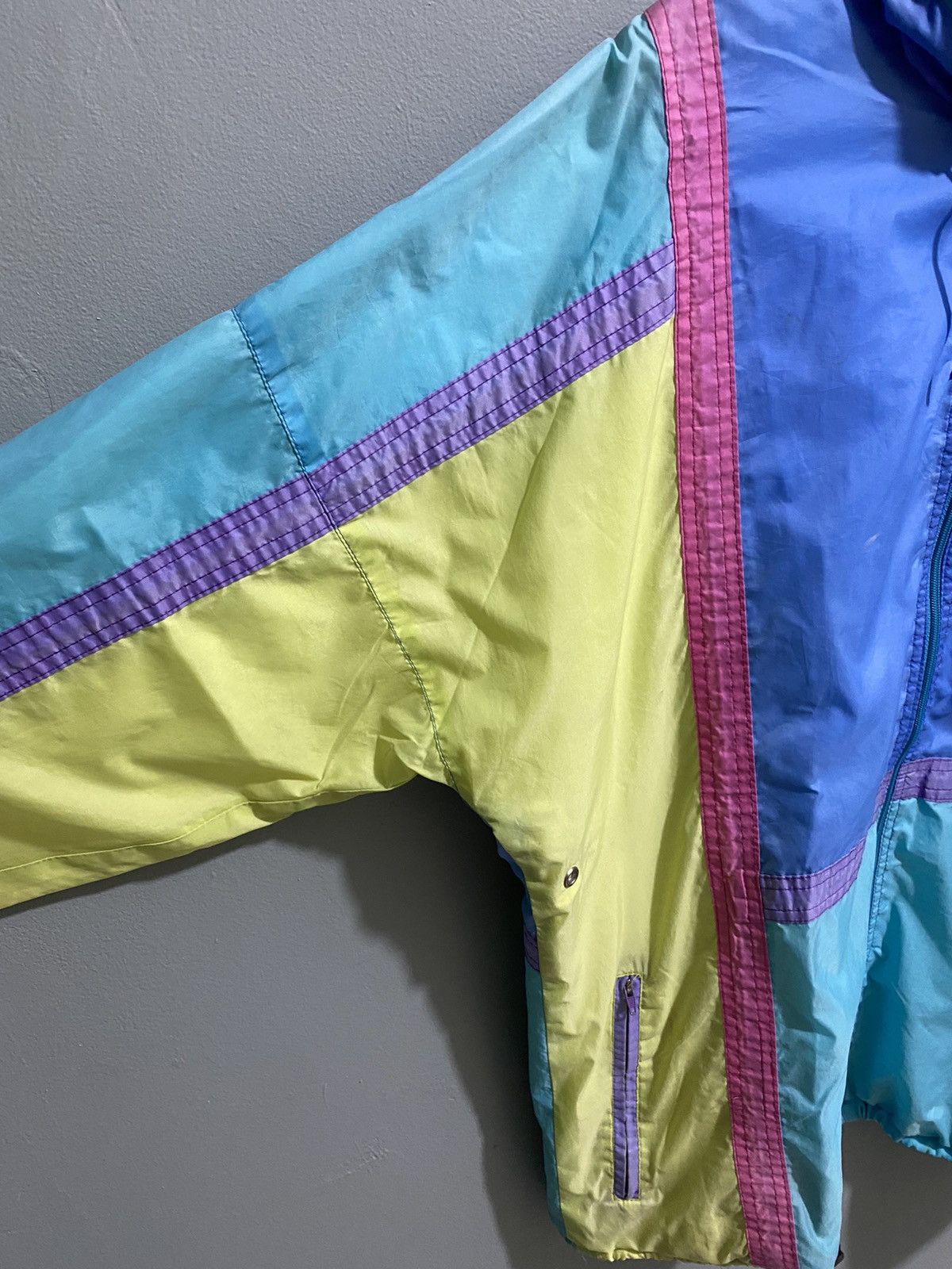 Nike Nike windbreaker colorblock Size US XL / EU 56 / 4 - 7 Thumbnail
