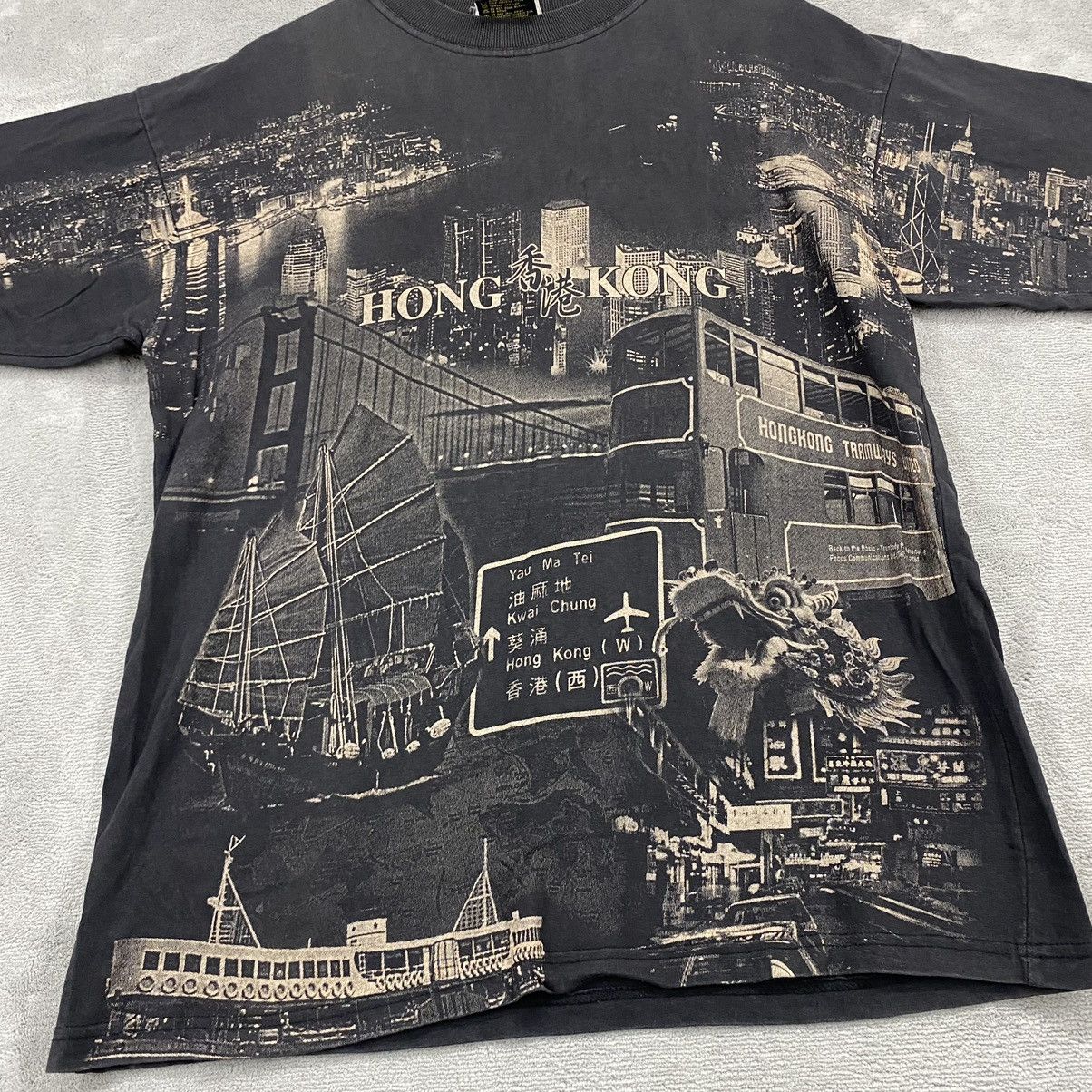 City Streets × Vintage 💥RARE💥 VINTAGE FULL PRINT HONG KONG CITY Size US L / EU 52-54 / 3 - 5 Thumbnail