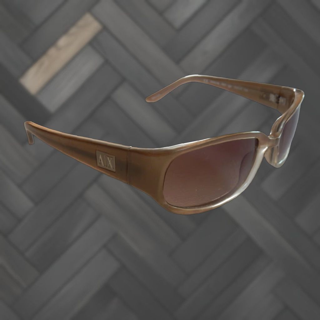 Armani Exchange VINTAGE Armani Exchange Women Sunglasses Frames Only 53mm Beige Fashion Accessories Size ONE SIZE - 1 Thumbnail