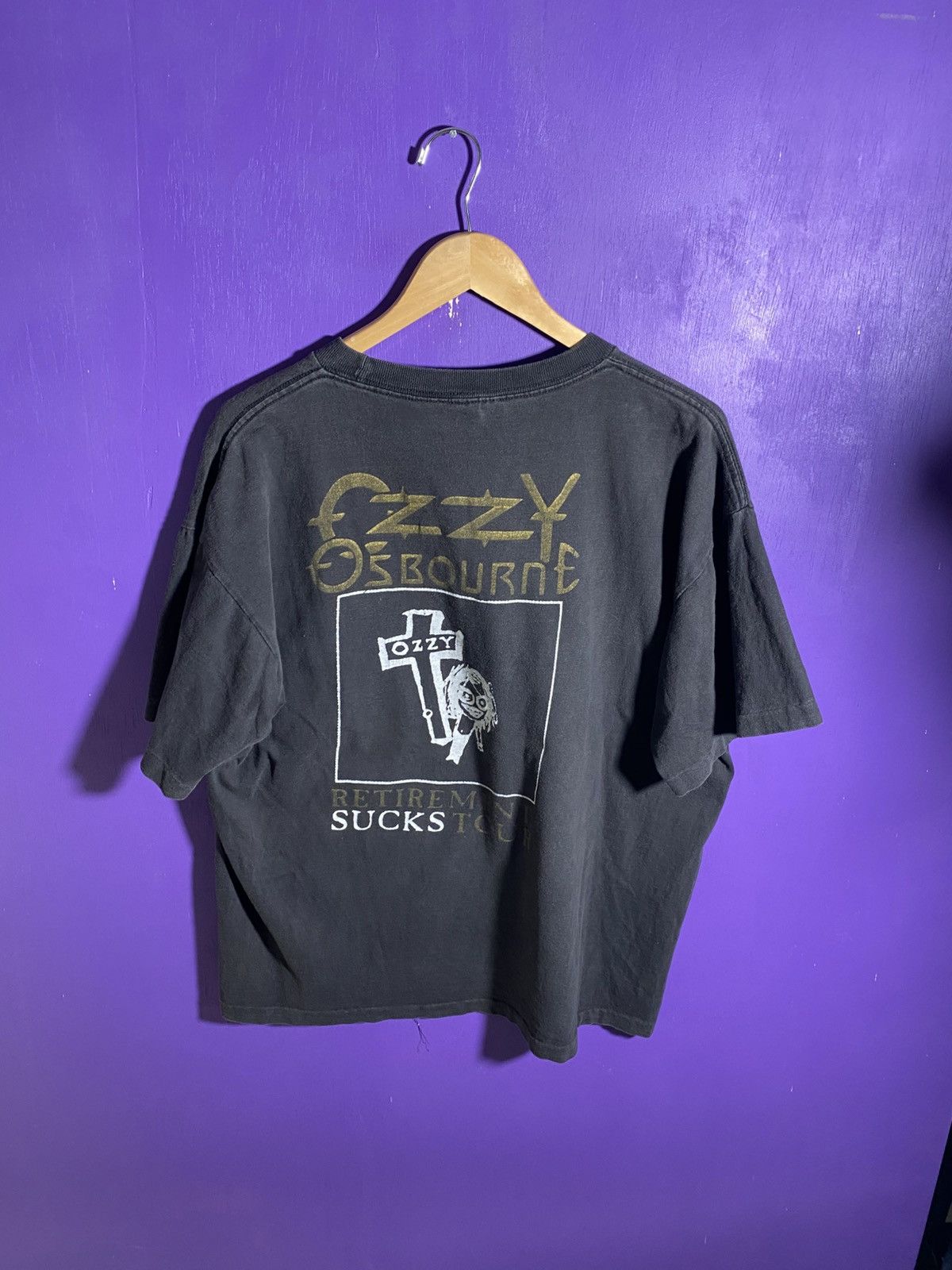 Band Tees Vintage 90s Ozzy Osbourne Ozzmosis tour tee Size US XL / EU 56 / 4 - 2 Thumbnail