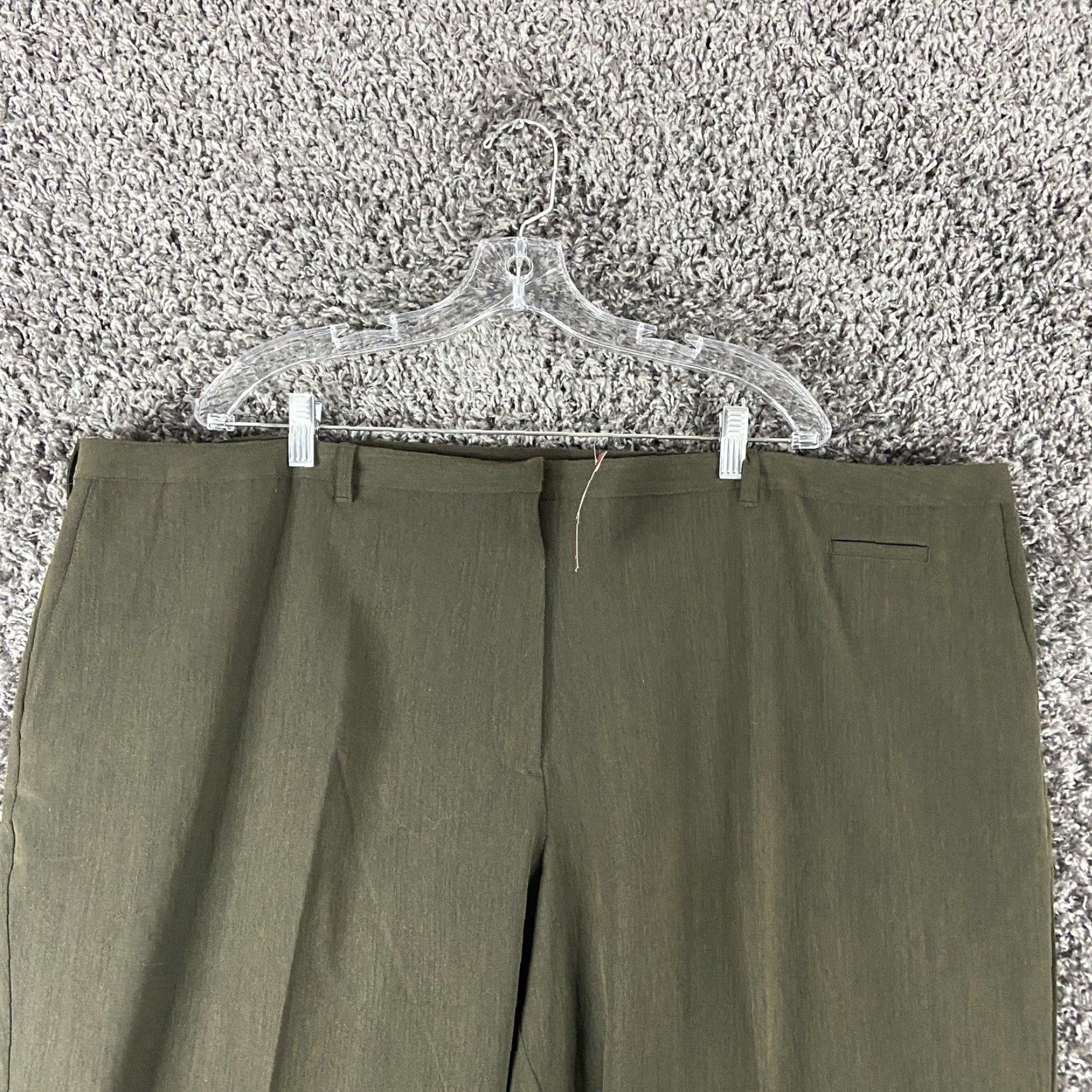Avenue NEW Avenue Dress Pants Women 26 Green Stretch Size 26" / US 2 / IT 38 - 4 Thumbnail