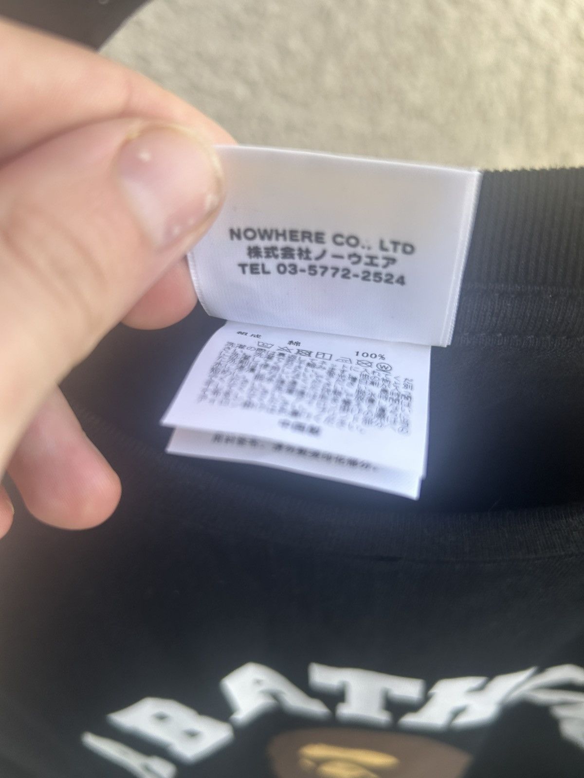 Bape College L/S Tee Size US L / EU 52-54 / 3 - 4 Thumbnail